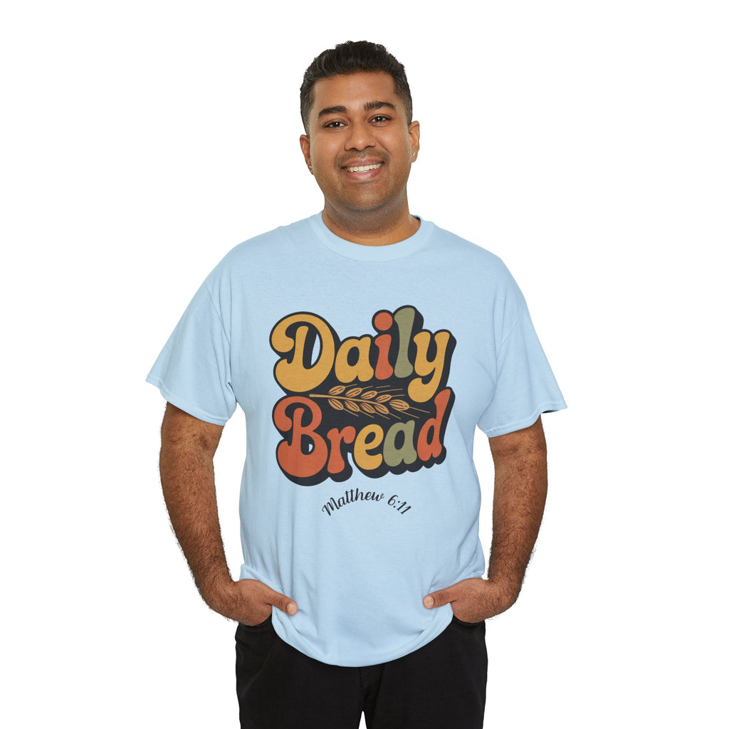 Daily Bread Shirt, Matthew 6:11, Retro Christian Shirt, Vintage Faith Shirt, Lord's Prayer Shirt, Christian Gift, Scripture Shirt