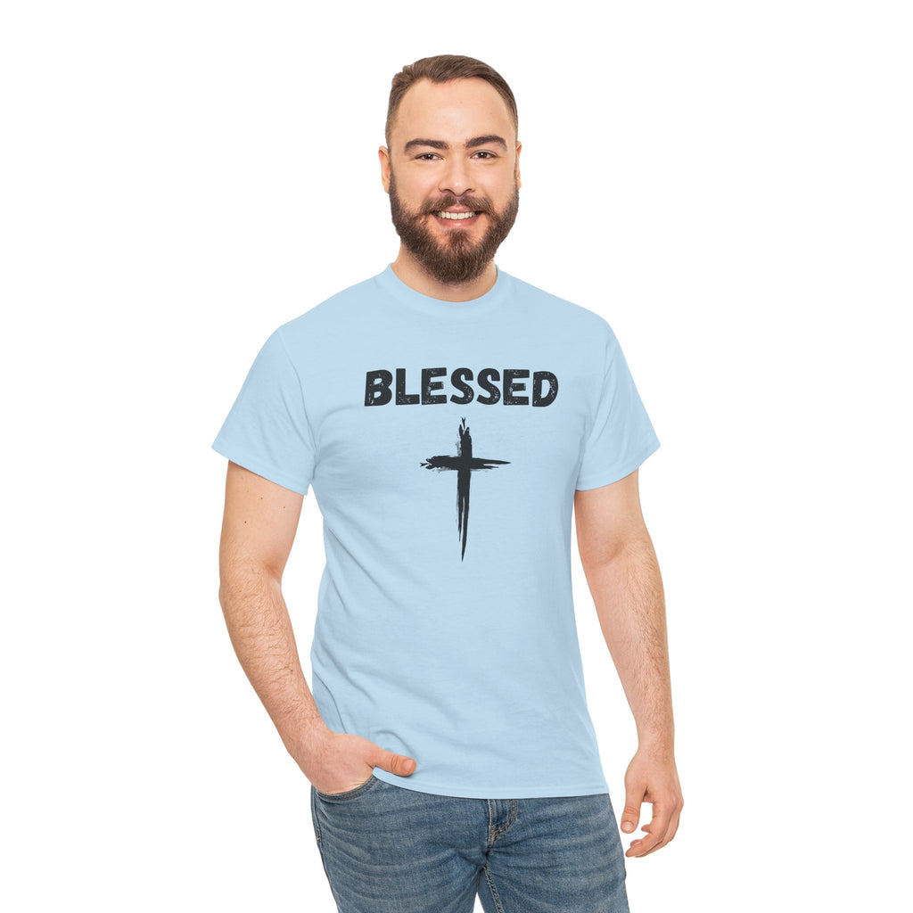 Blessed Cross T-Shirt — Christian Faith Tee