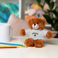 Irish Clover Teddy Bear with 'IRISH' Tee — St. Patrick's Day Plush Gift