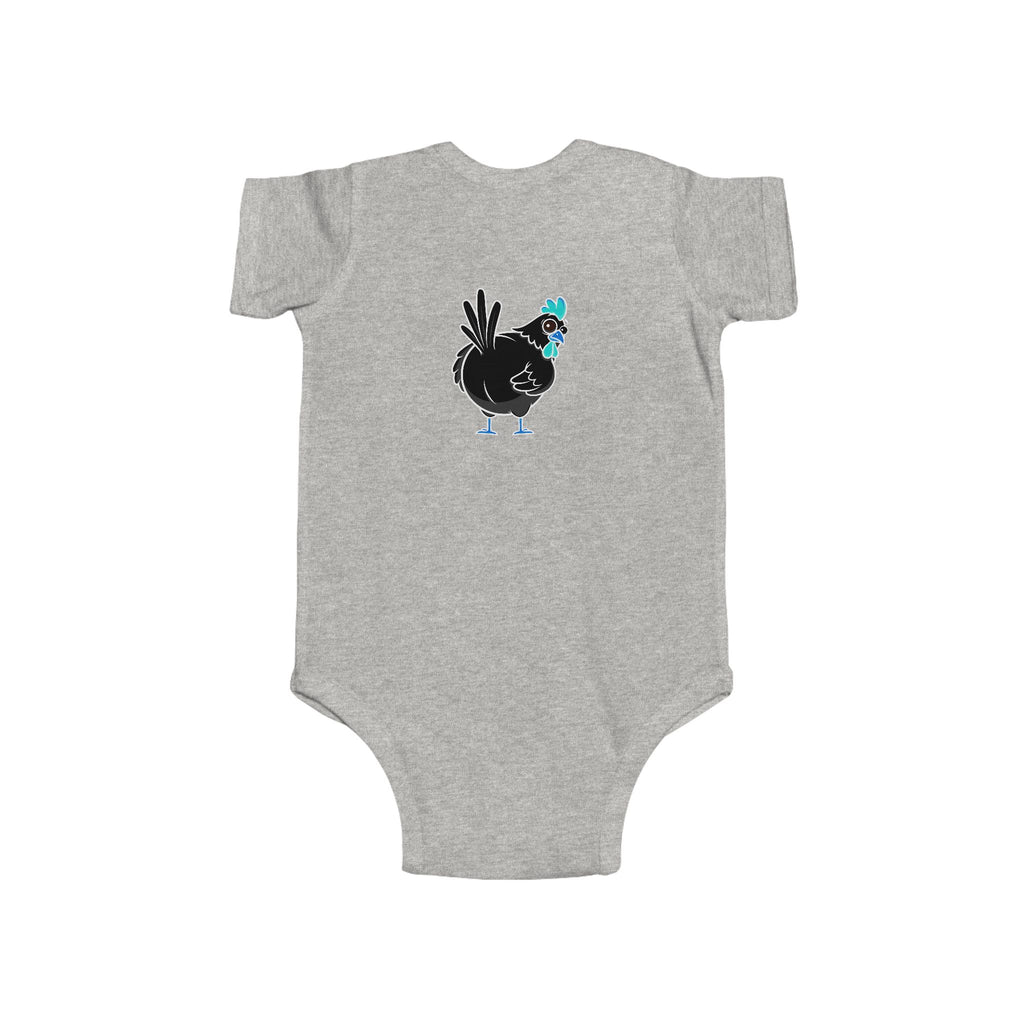 Funny Infant Bodysuit — "Guess What? Chicken Butt!" Baby Onesie