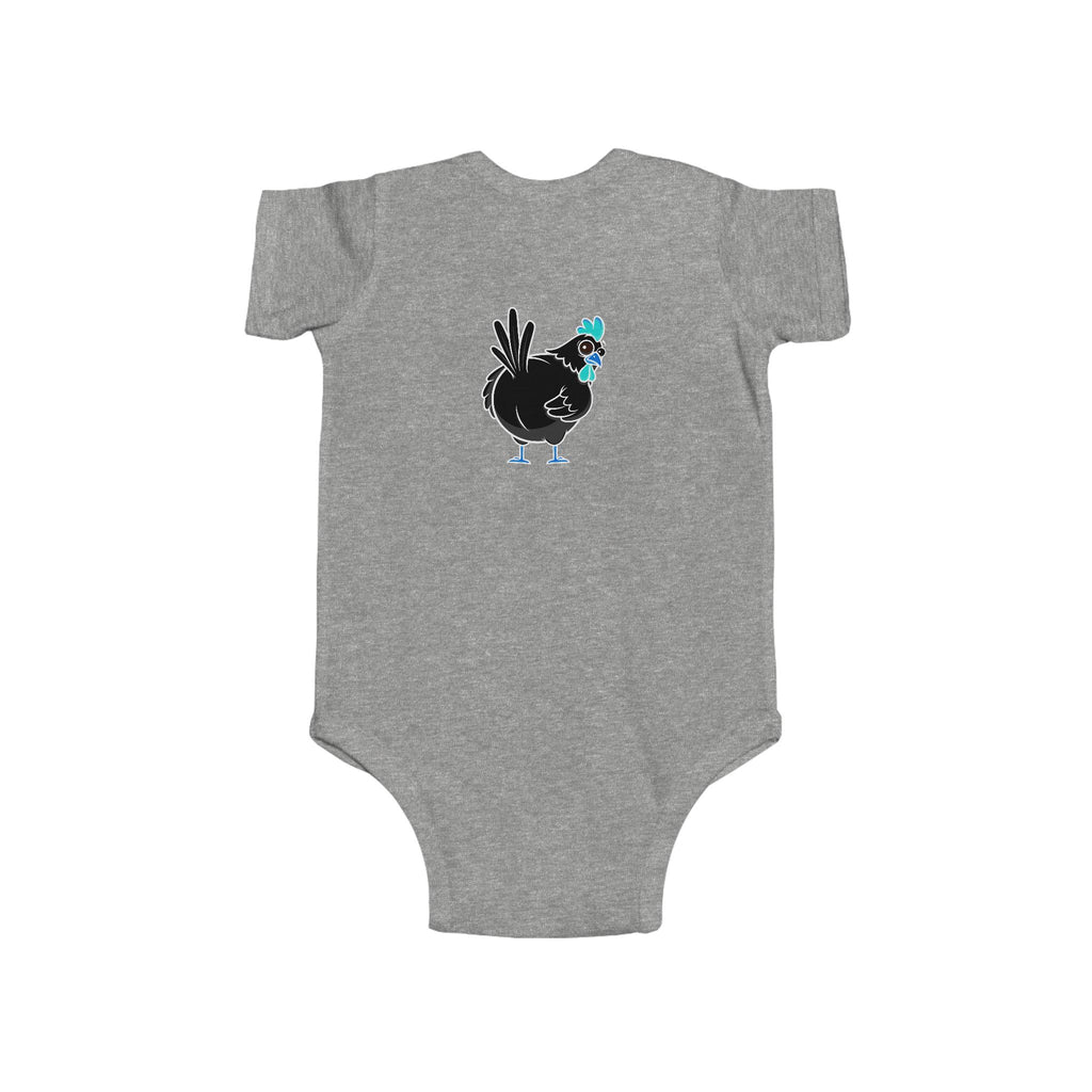 Funny Infant Bodysuit — "Guess What? Chicken Butt!" Baby Onesie