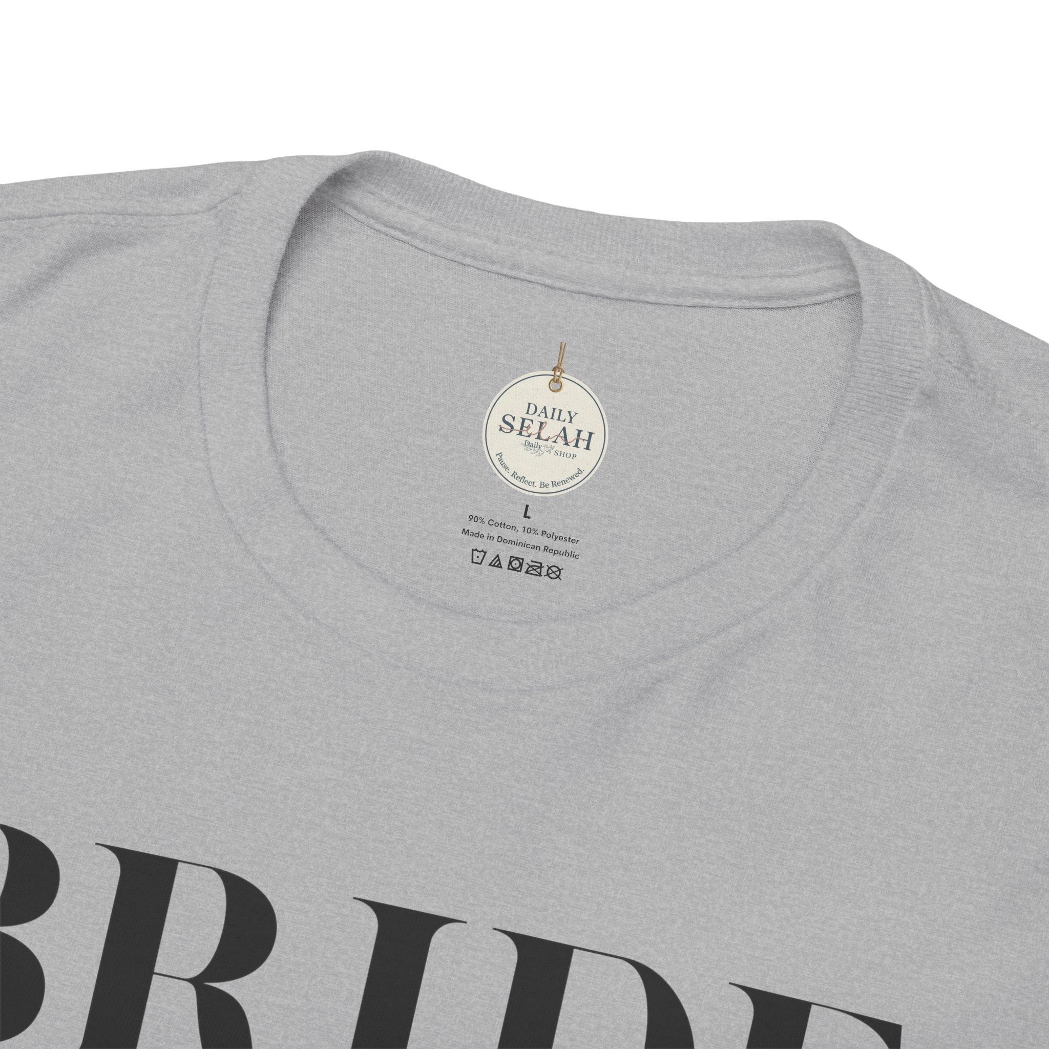 Bride T-Shirt — "We Found a Good Thing" Wedding Rings Tee - Christian - Personalized