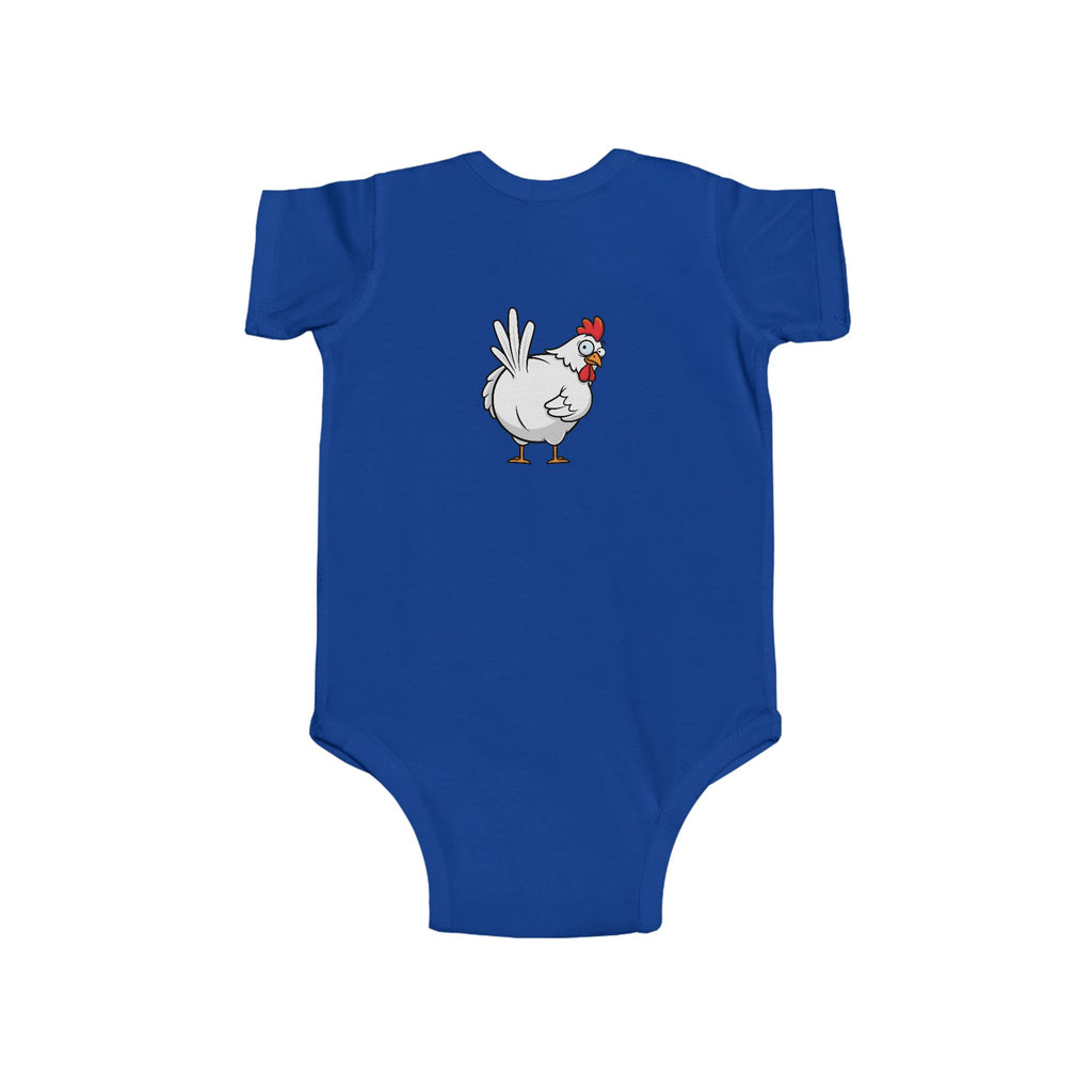 Funny Infant Bodysuit — "Guess What? Chicken Butt!" Baby Onesie