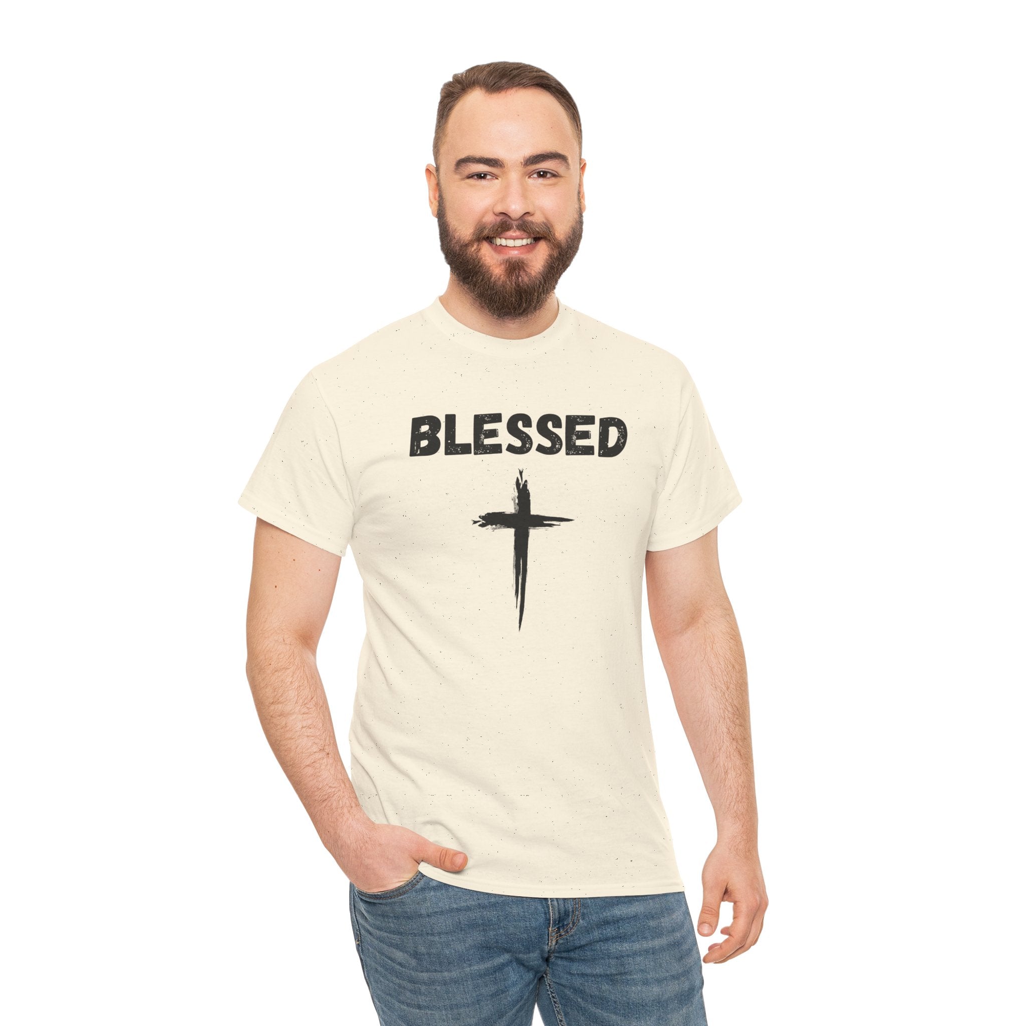 Blessed Cross T-Shirt — Christian Faith Tee