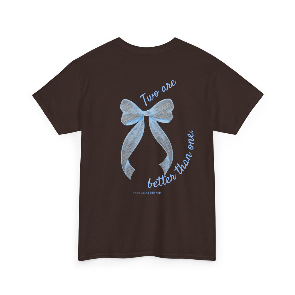 "Christian Bride Shirt | Two Are Better Than One | Ecclesiastes 4:9 | Bride to Be | Faith Wedding Gift | Bridal Shower Shirt"