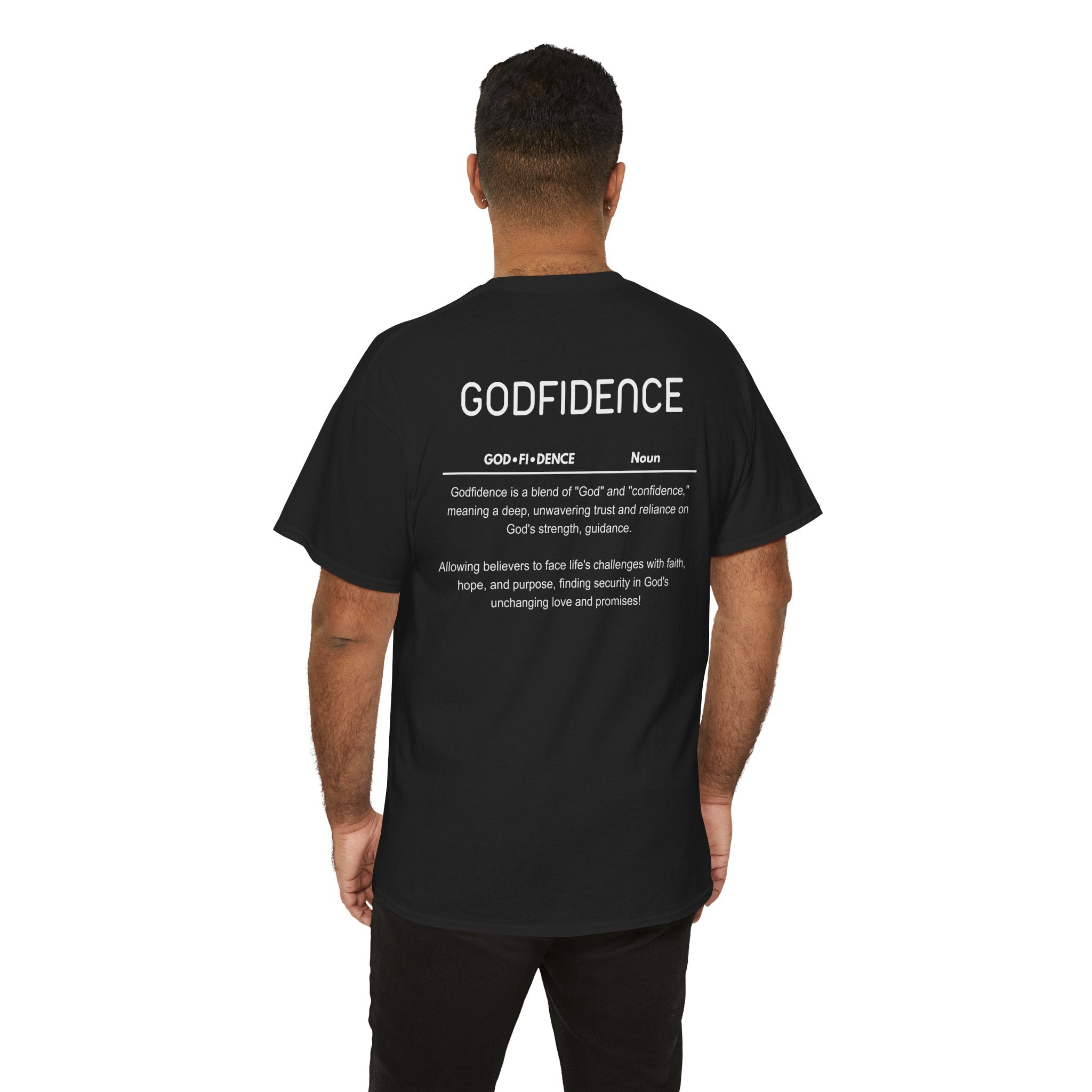 Godfidence definition tee | Christian faith shirt, faith-based typography