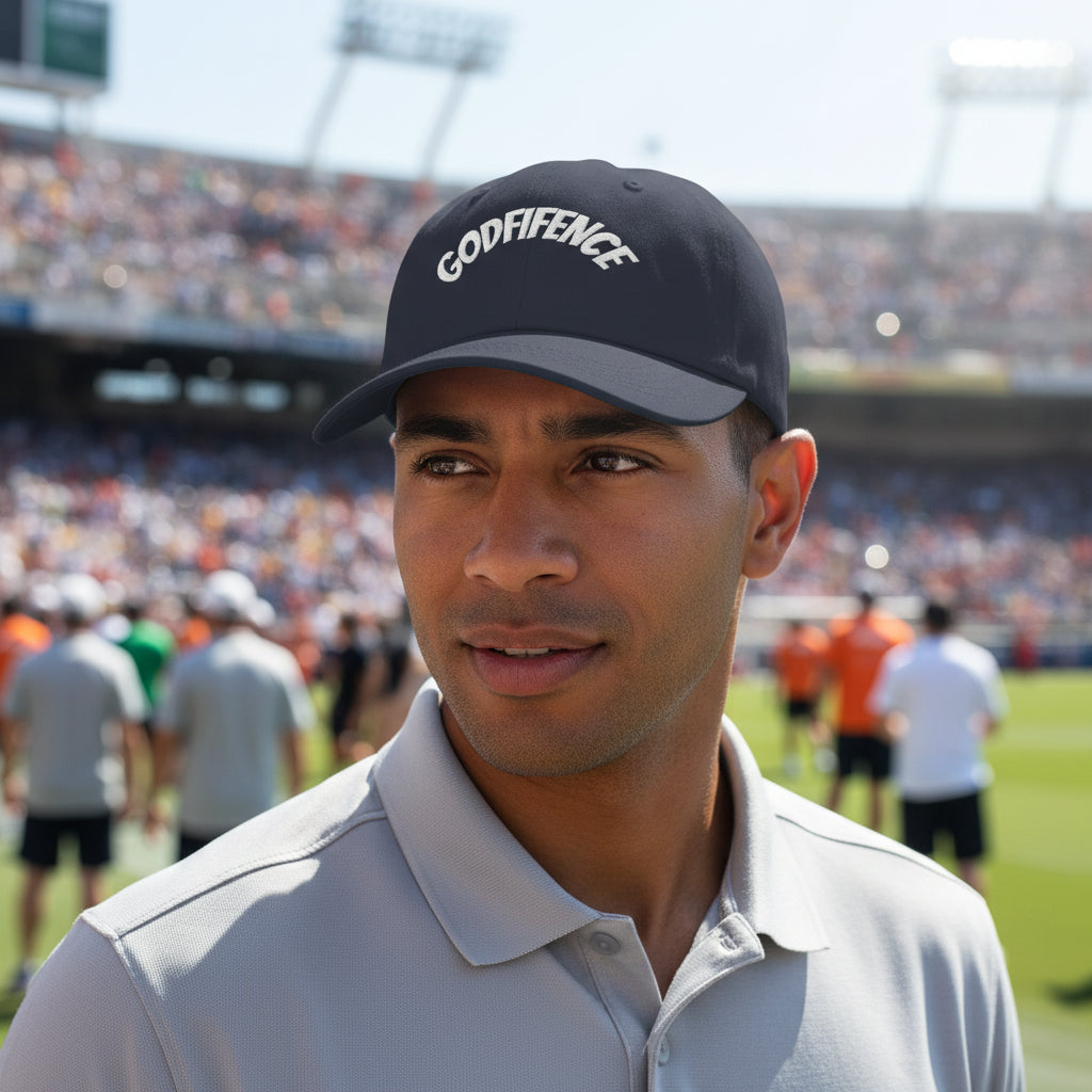 Dad Cap — Dark Colors "Godfidence" Embroidered Hat