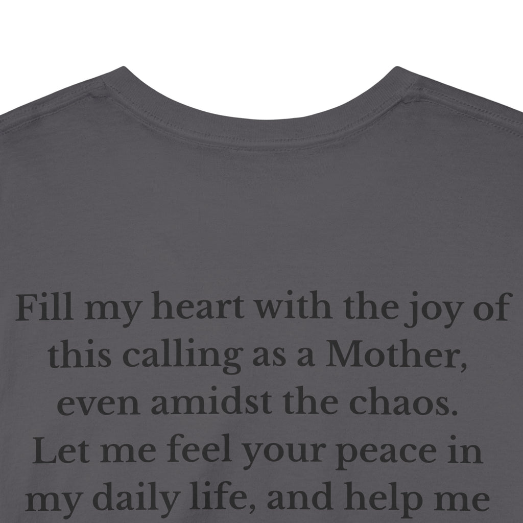 Mama Prayer T-Shirt — Front and Back Design Inspirational Christian Mom Tee with Back Prayer Quote - Mother's Day Gift