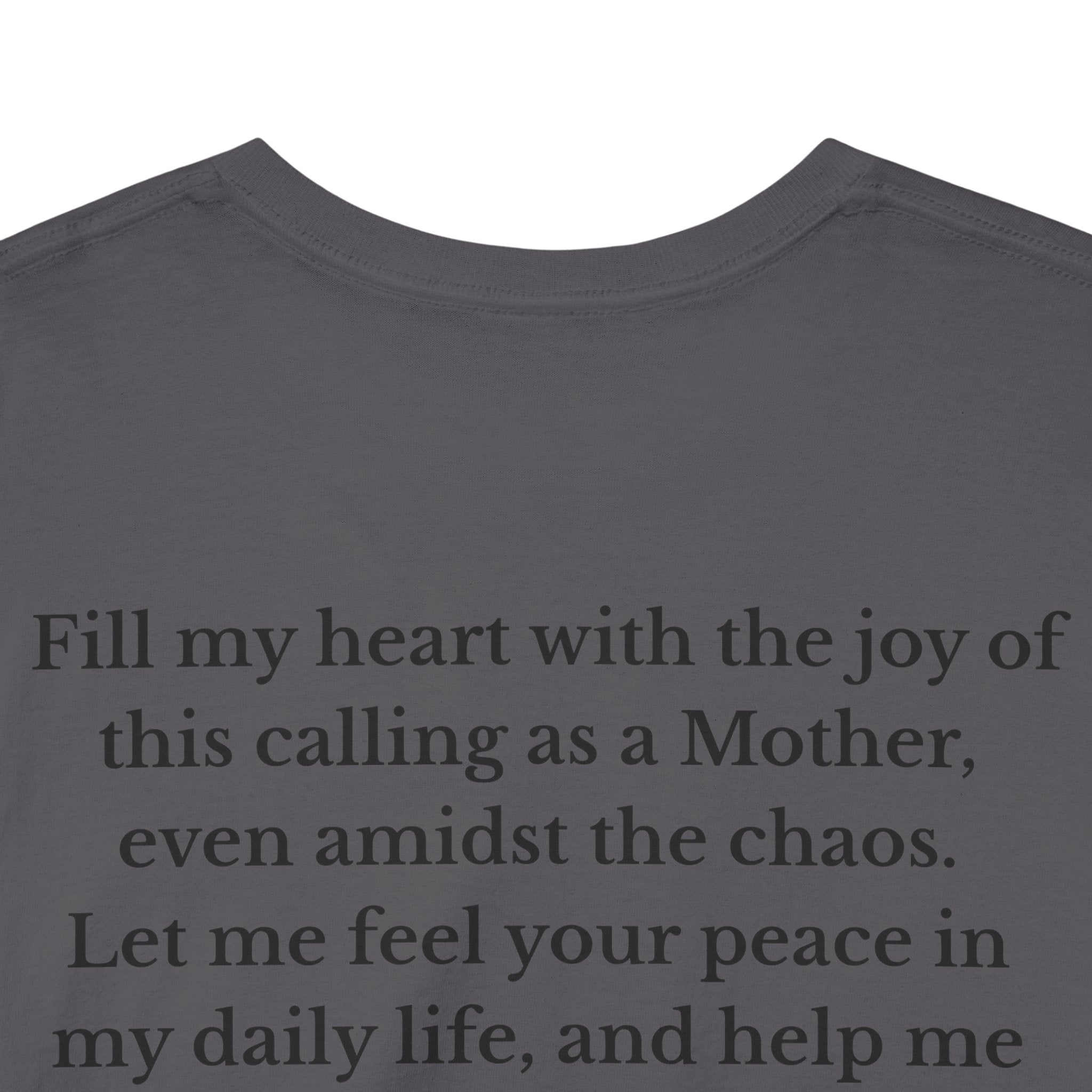Mama Prayer T-Shirt — Front and Back Design Inspirational Christian Mom Tee with Back Prayer Quote - Mother's Day Gift