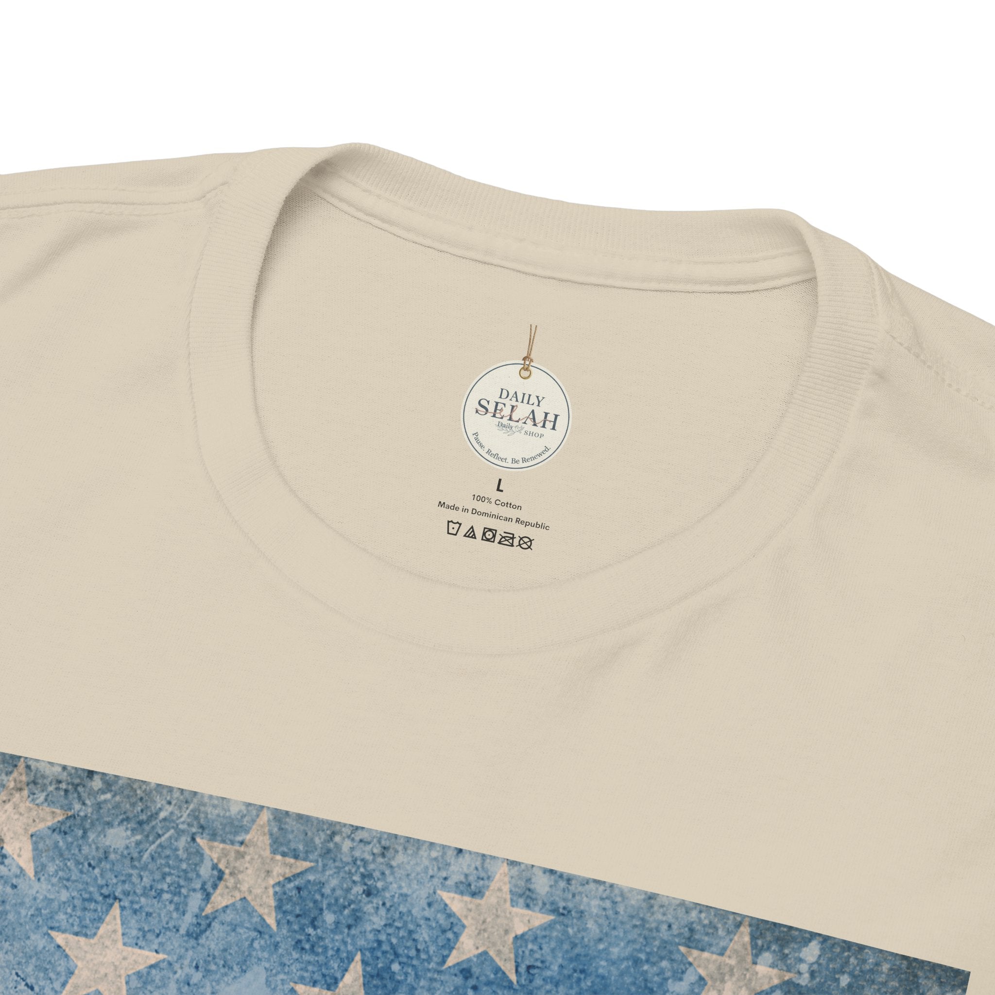 God First 250 Years Vintage American Flag  and Patriotic T-Shirt