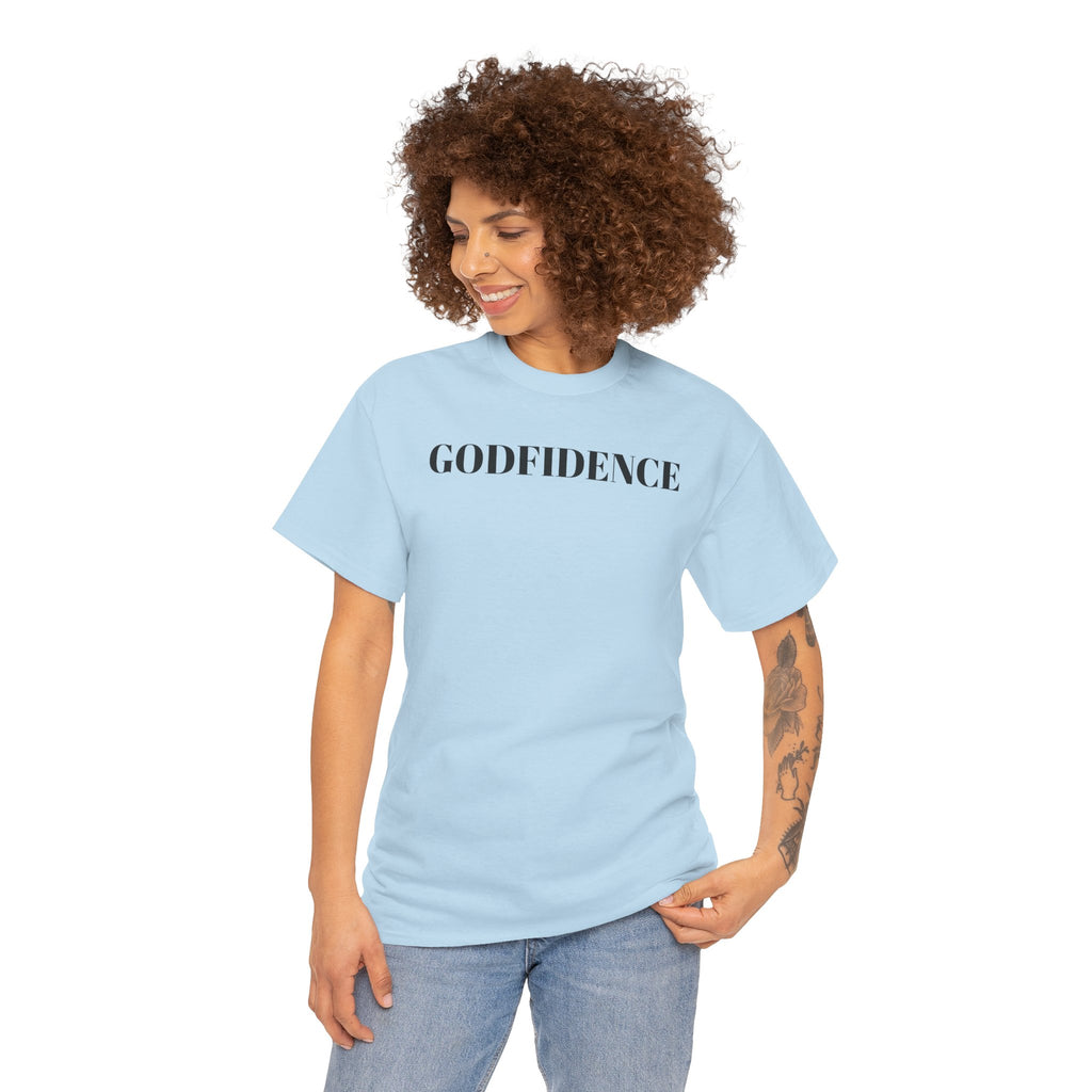 Godfidence definition tee | Christian faith shirt, faith-based typography