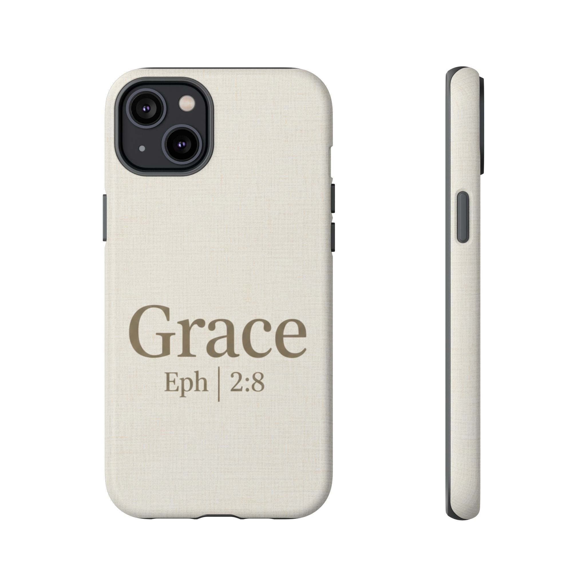 Grace (Ephesians 2:8) Phone Case — Minimalist Christian Inspirational Tough Case