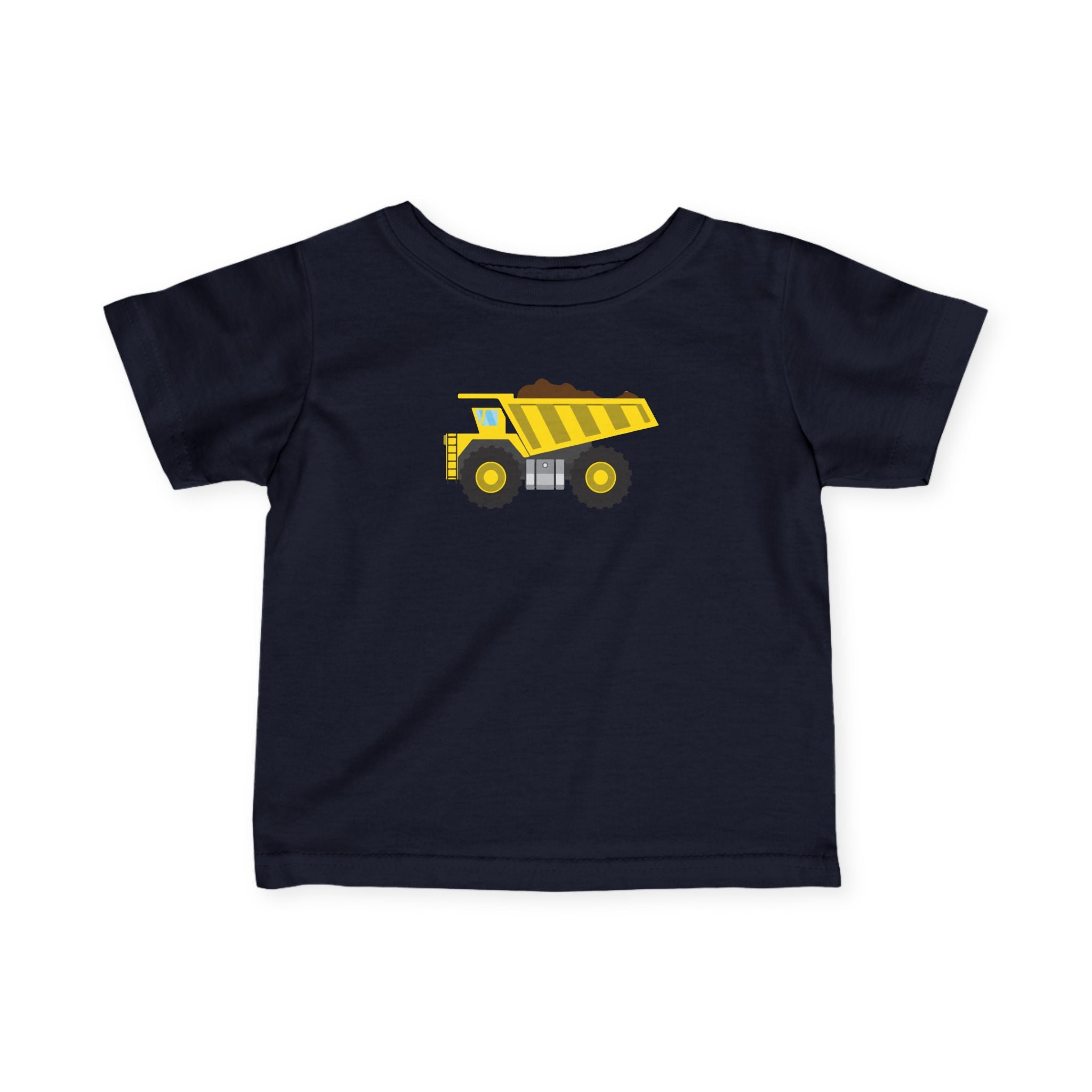 Infant Dump Truck Tee – Cute Construction Baby Shirt