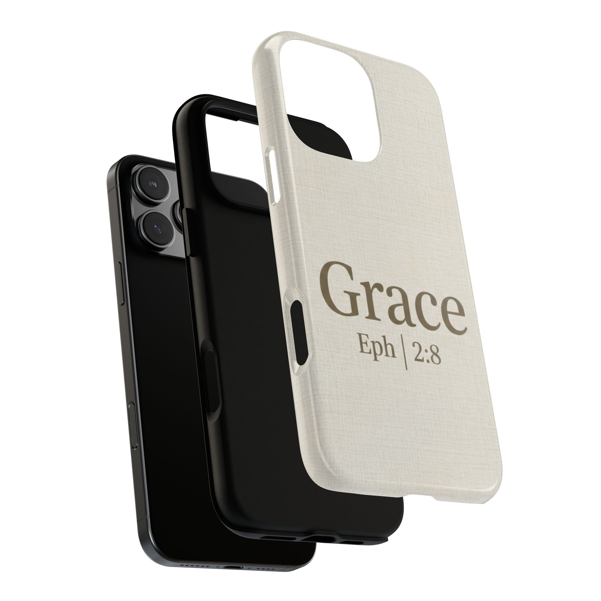 Grace (Ephesians 2:8) Phone Case — Minimalist Christian Inspirational Tough Case