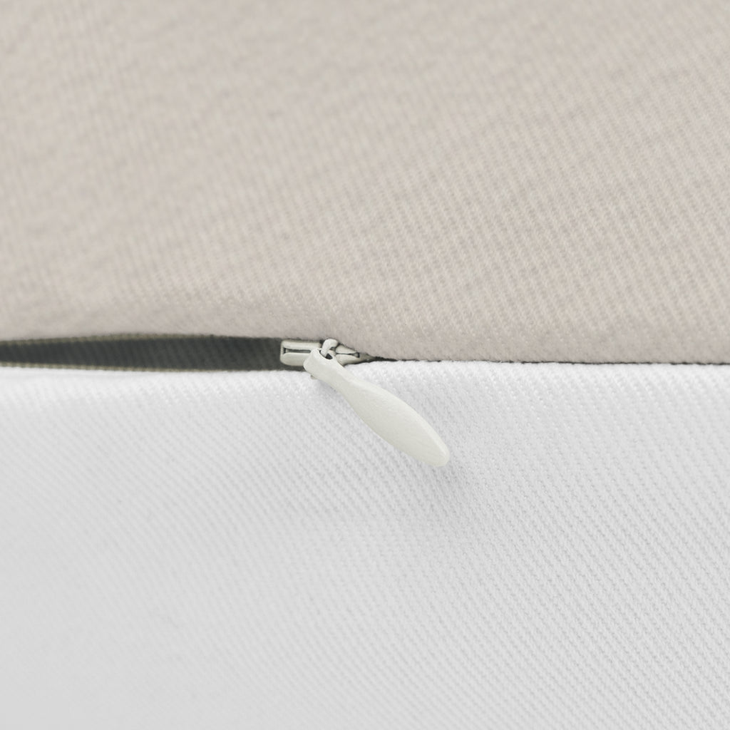 Abide Lumbar Pillow — Minimalist Neutral Faith-Inspired Decorative Throw Pillow