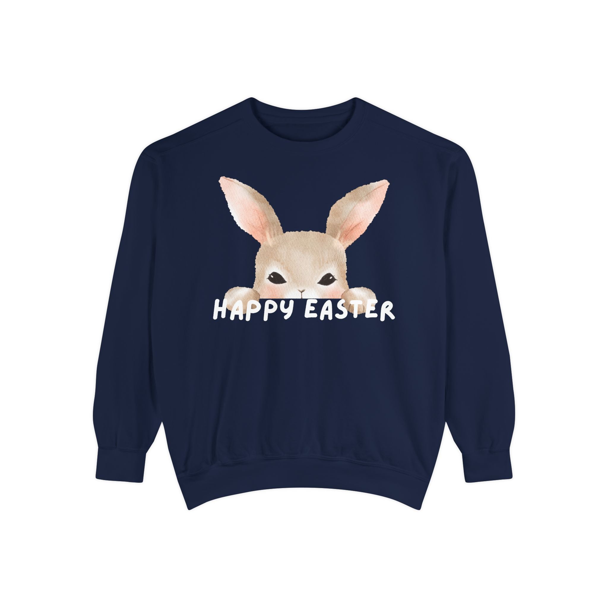 Easter Bunny Sweatshirt - 'Happy Easter' Cozy Holiday Pullover
