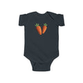 Baby Carrot Graphic Bodysuit — Cute Vegetable Infant Onesie Easter