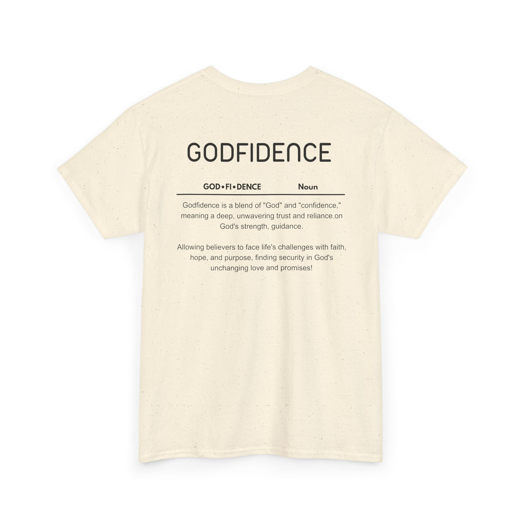 Godfidence definition tee | Christian faith shirt, faith-based typography