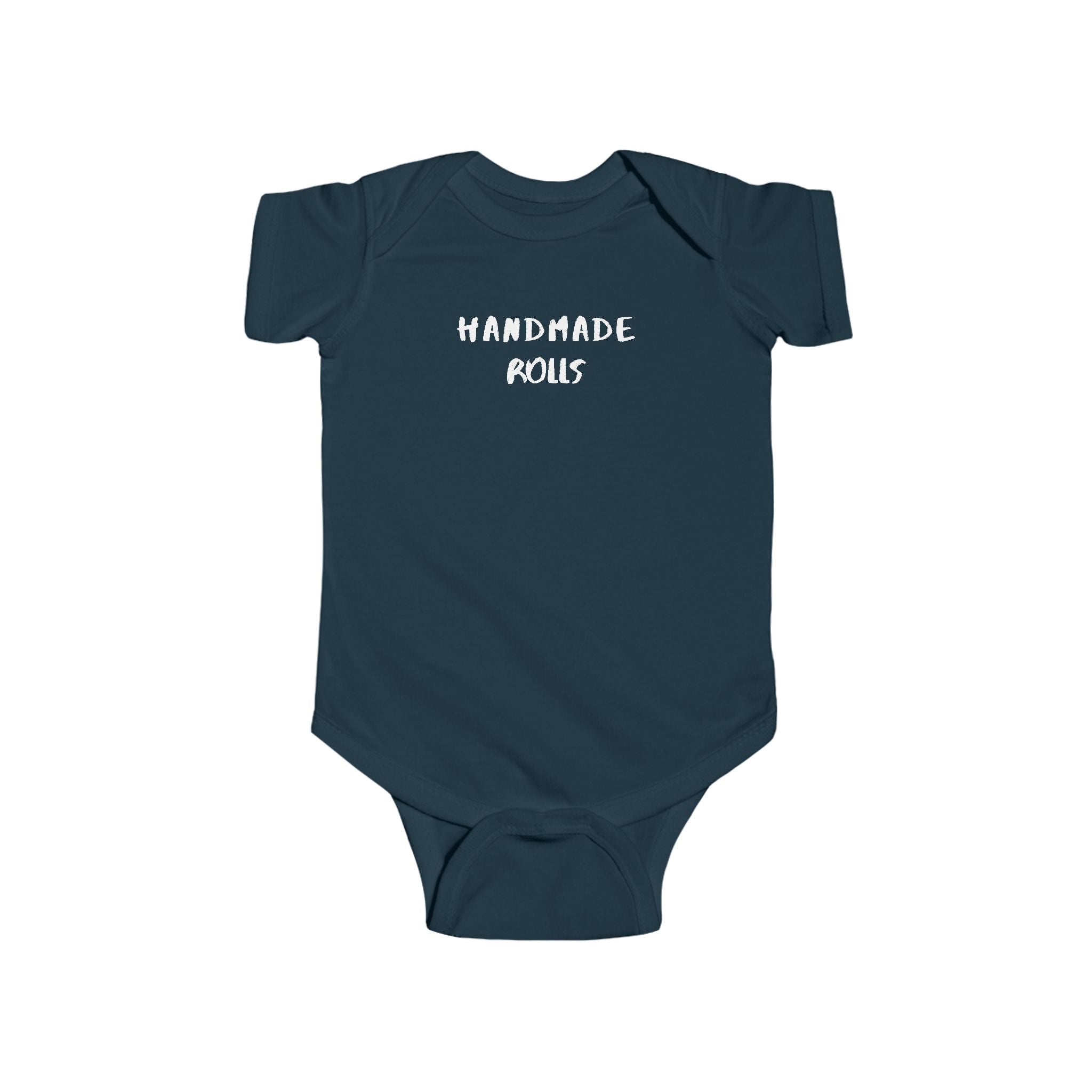 Handmade Rolls Infant Bodysuit — Cute Minimal Baby Onesie