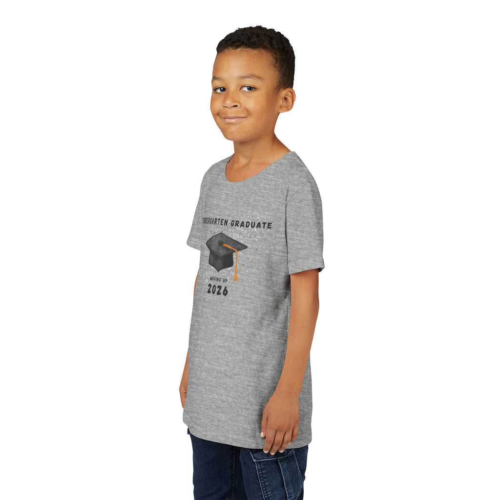 Kindergarten Graduate 2026 Youth Tee — Graduation Cap Graphic