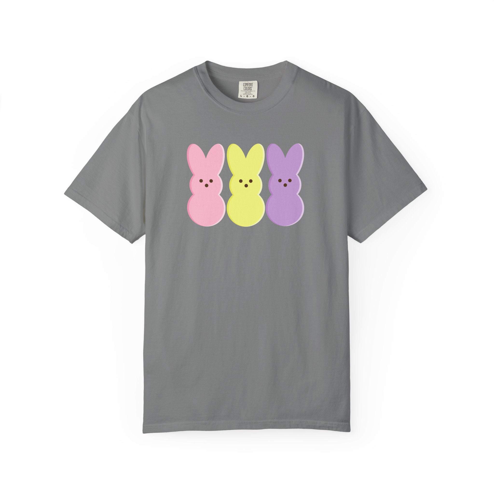 Easter Peeps Bunny T-Shirt — Pastel Marshmallow Bunny Tee (Comfort Colors)