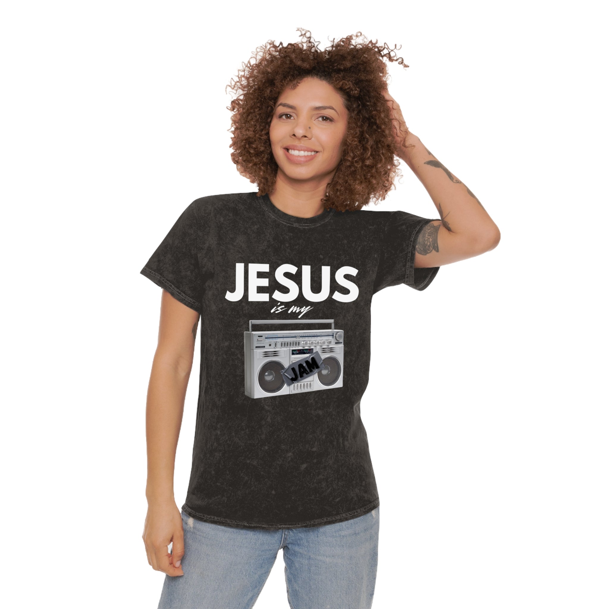 Jesus Is My Jam Mineral Wash T-Shirt