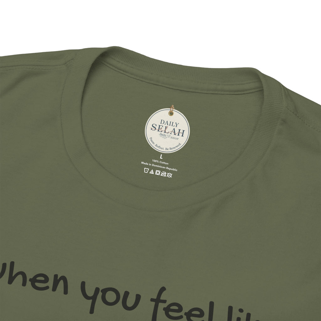 Faith Lifeguard T-Shirt — "When you feel like you're drowning, remember your lifeguard walks on water." (Matthew 14:25-27)