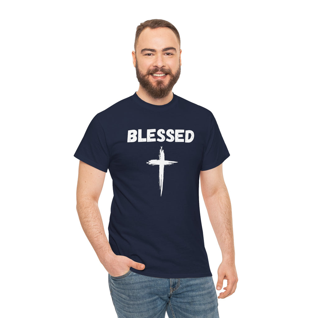 Blessed Cross T-Shirt — Christian Faith Tee
