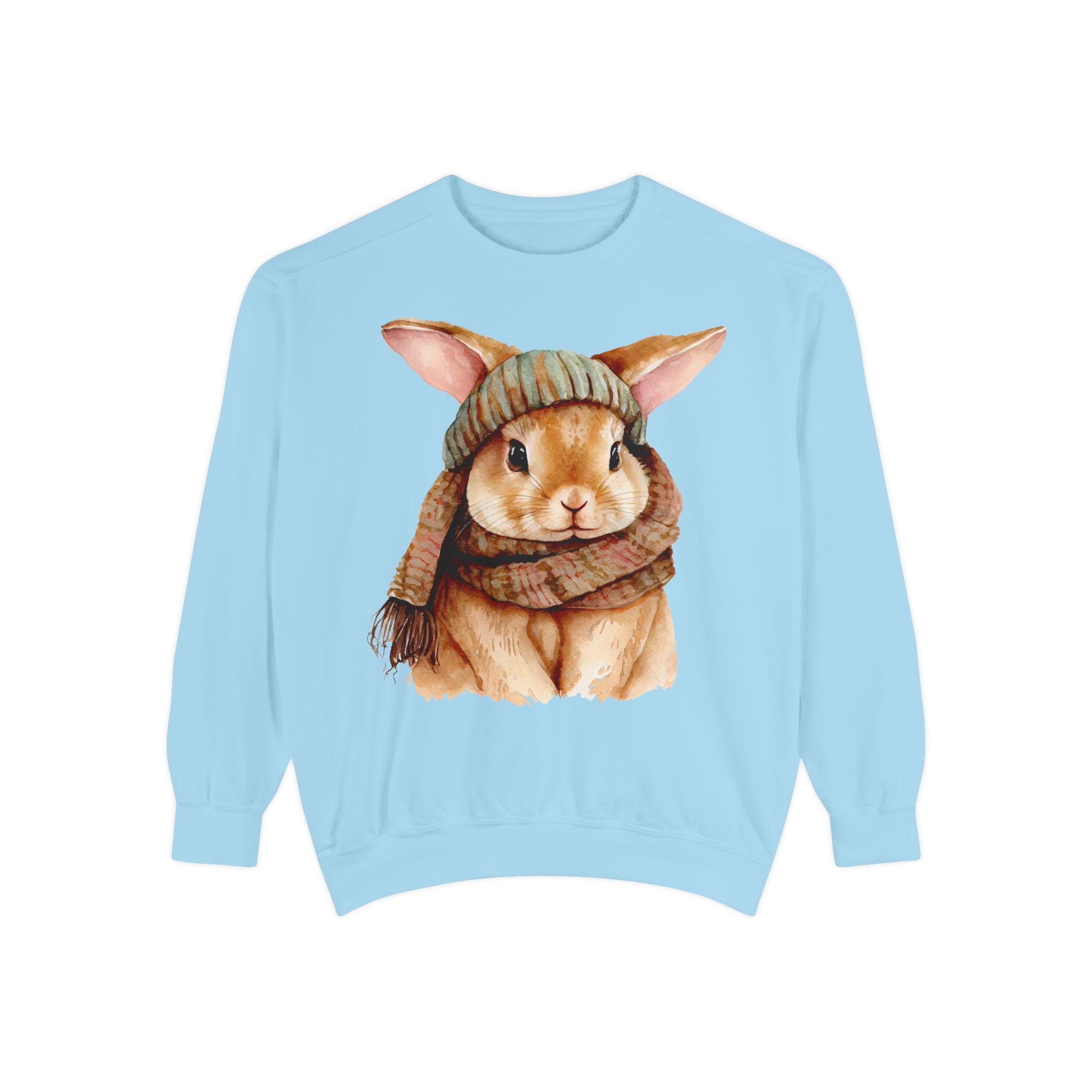Comfort Colors - Ester Cozy Winter Bunny Sweatshirt