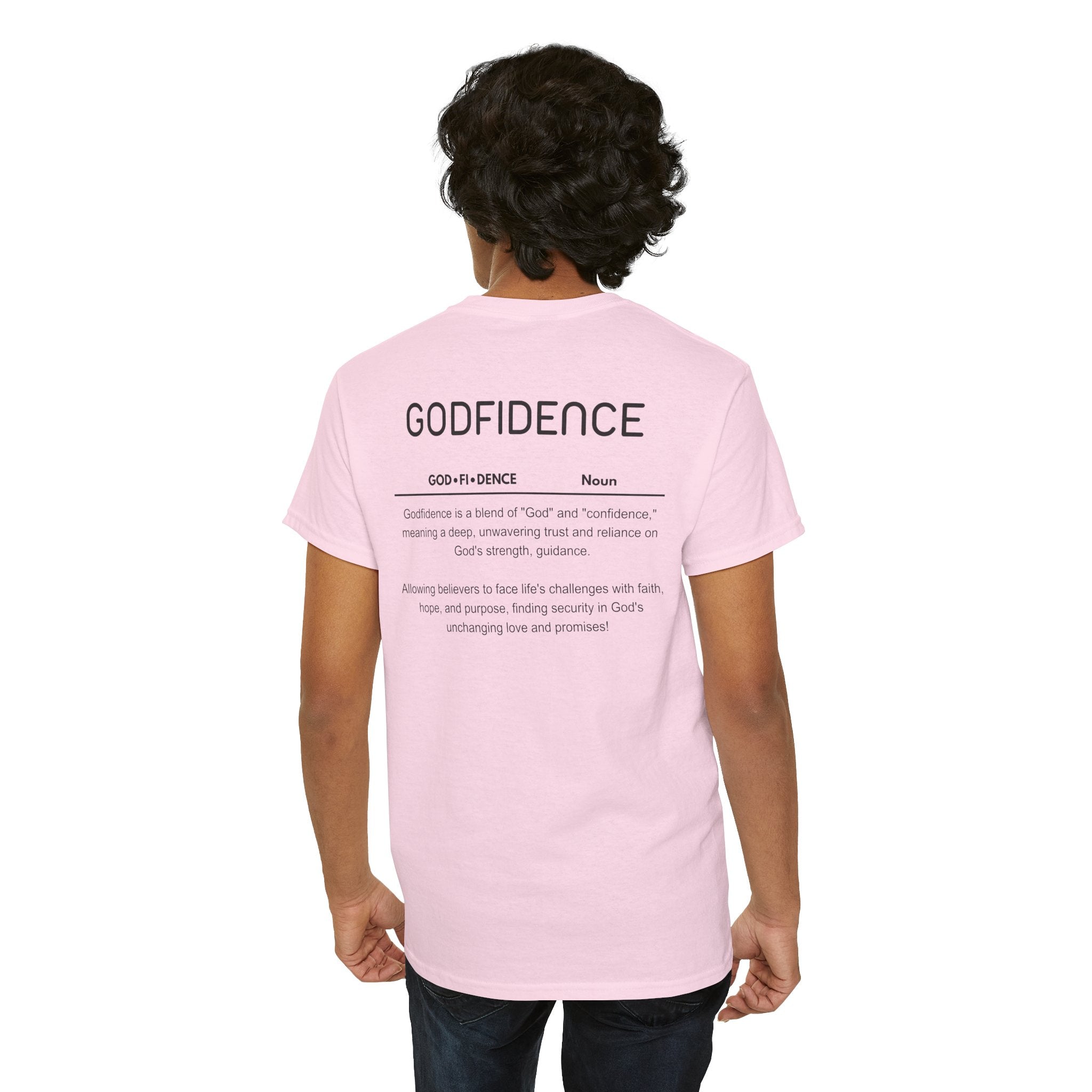 Godfidence definition tee | Christian faith shirt, faith-based typography
