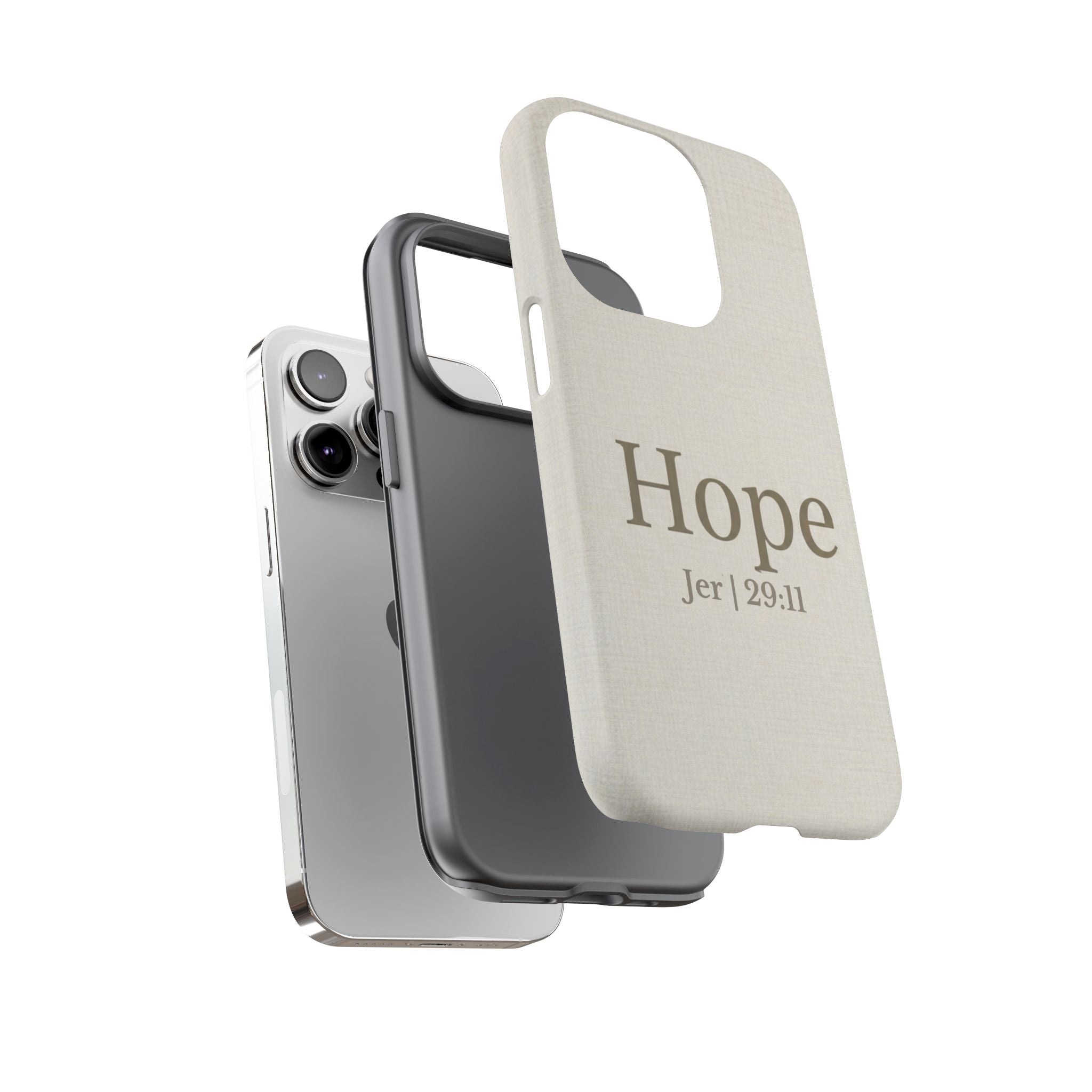 Hope (Jeremiah 29:11) Phone Case — Minimalist Christian Inspirational Cover