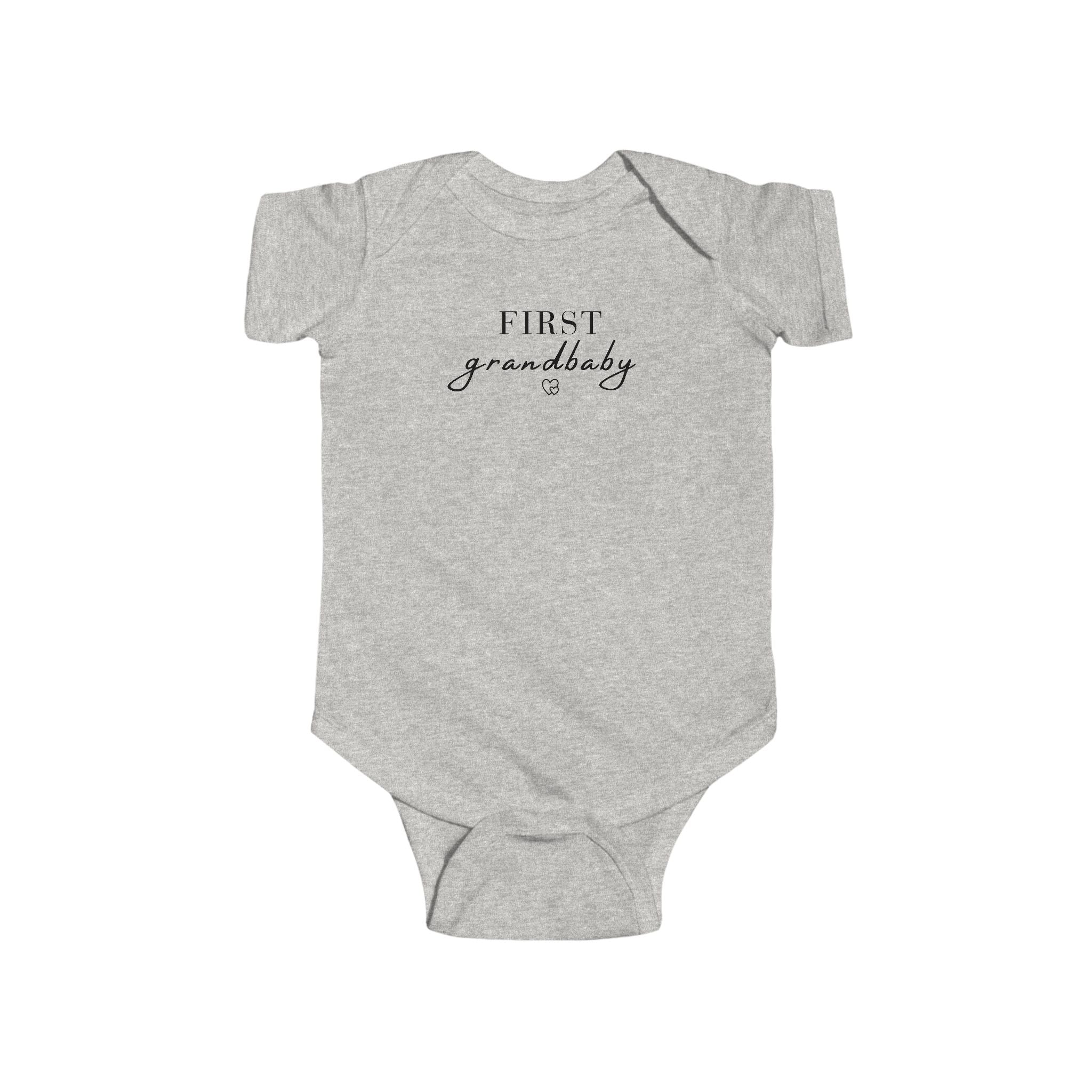 First Grandbaby Infant Bodysuit – New Baby Announcement Onesie