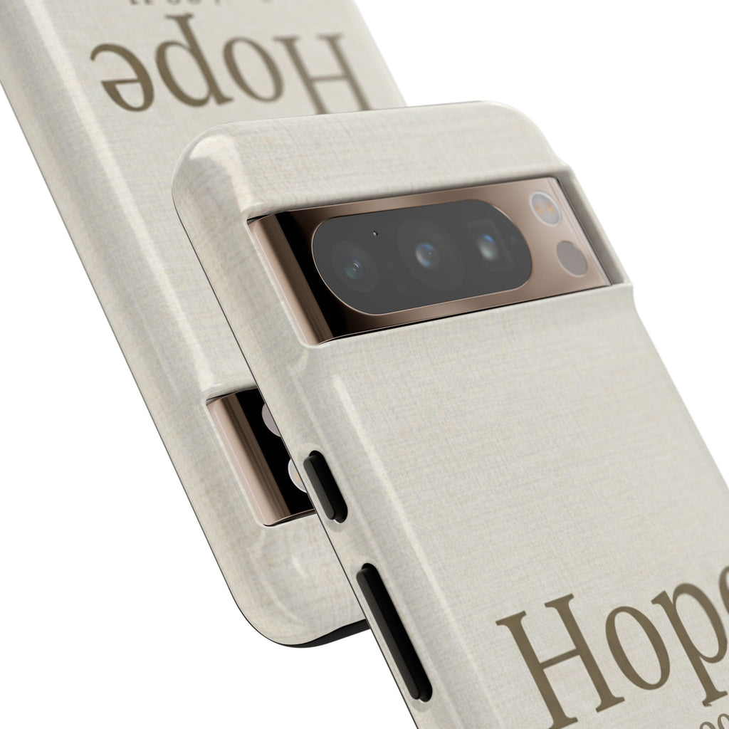 Hope (Jeremiah 29:11) Phone Case — Minimalist Christian Inspirational Cover