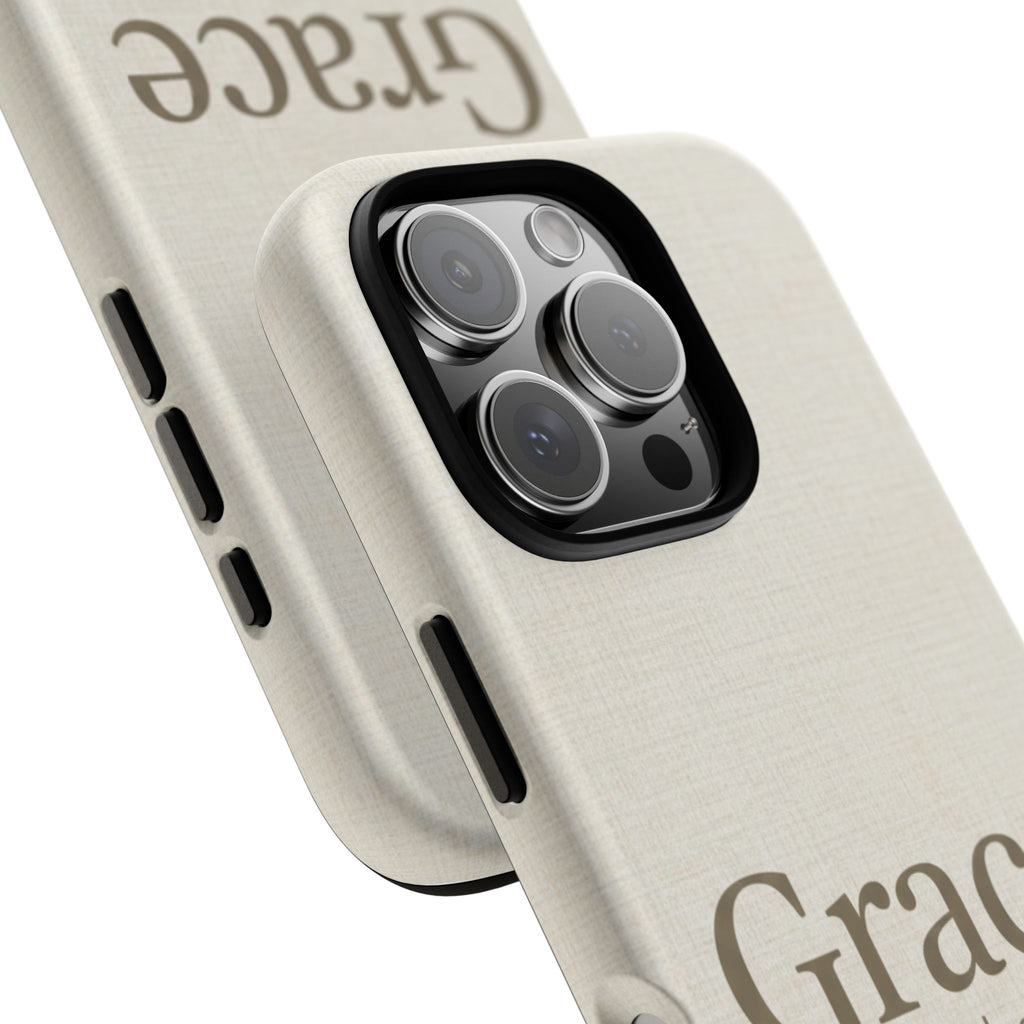 Grace (Ephesians 2:8) Phone Case — Minimalist Christian Inspirational Tough Case