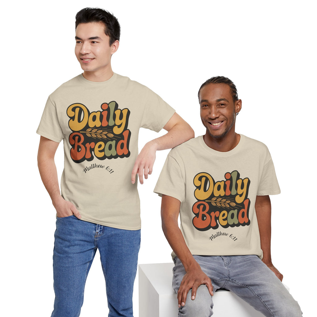 Daily Bread Shirt, Matthew 6:11, Retro Christian Shirt, Vintage Faith Shirt, Lord's Prayer Shirt, Christian Gift, Scripture Shirt
