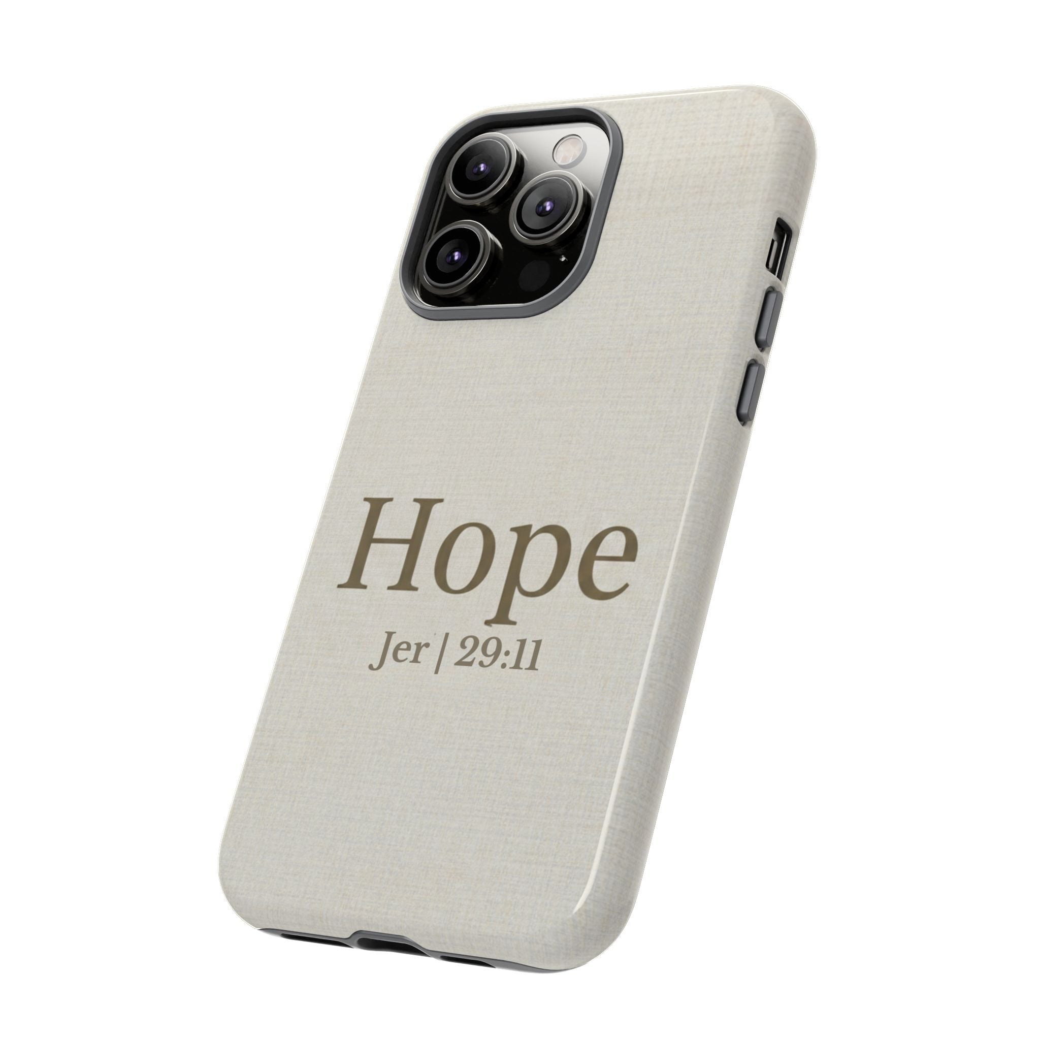 Hope (Jeremiah 29:11) Phone Case — Minimalist Christian Inspirational Cover