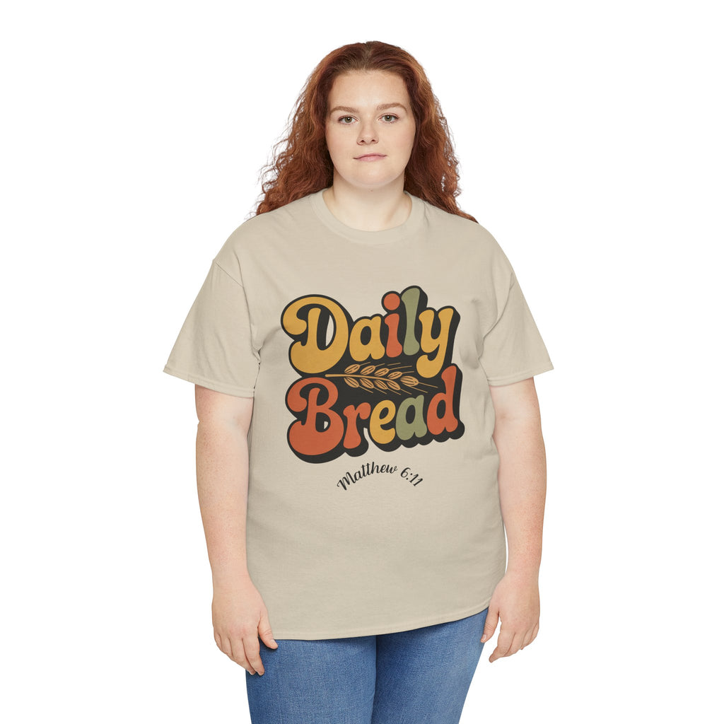 Daily Bread Shirt, Matthew 6:11, Retro Christian Shirt, Vintage Faith Shirt, Lord's Prayer Shirt, Christian Gift, Scripture Shirt