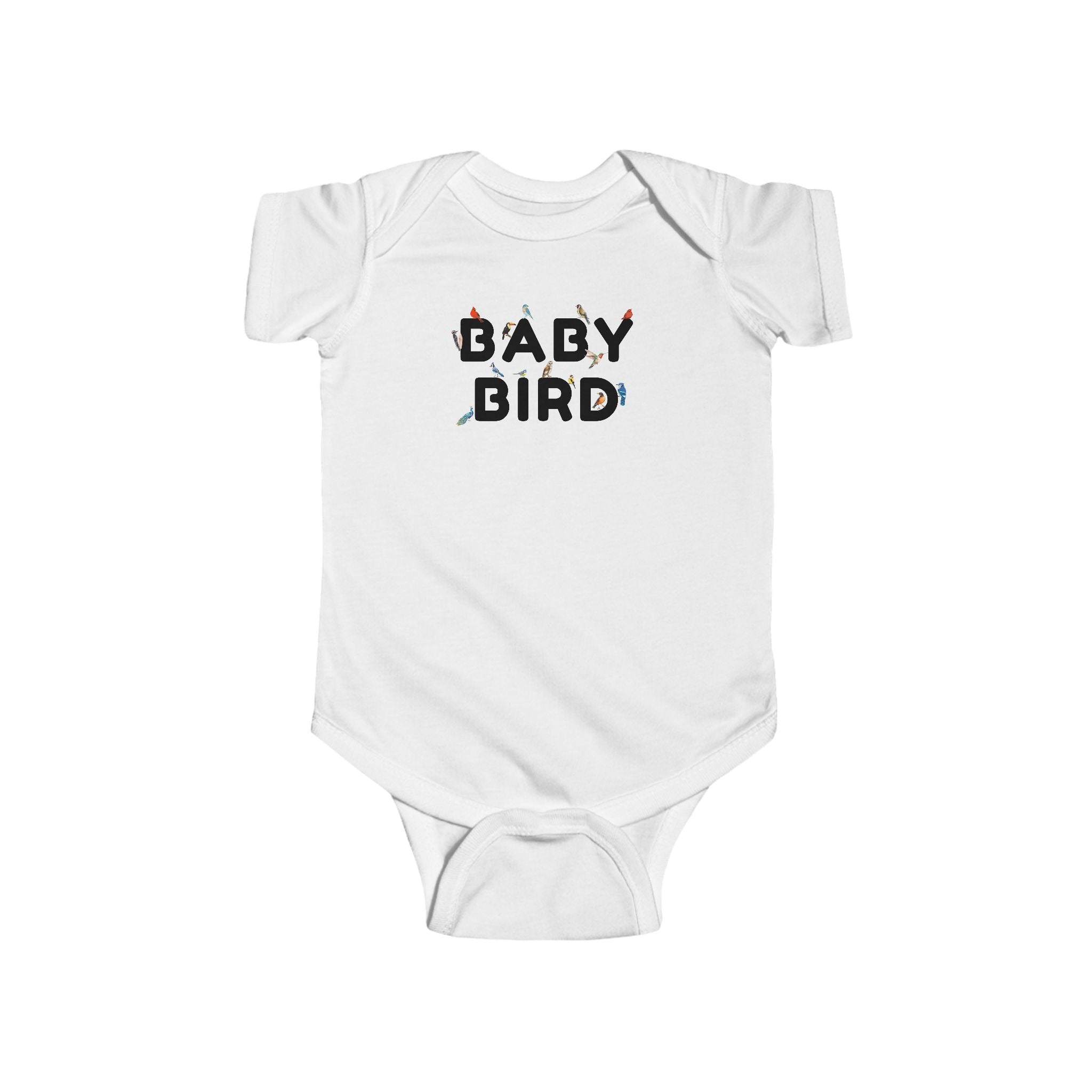 Baby Bird Infant Bodysuit — Cute Woodland Newborn Onesie