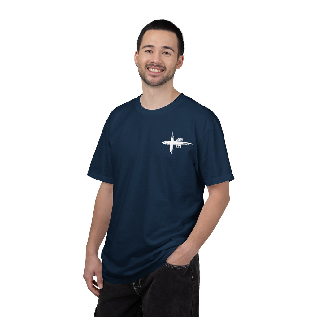 Christian & Tattooed T-Shirt — 'Look Beneath the Surface' Christian Tee John 7:24