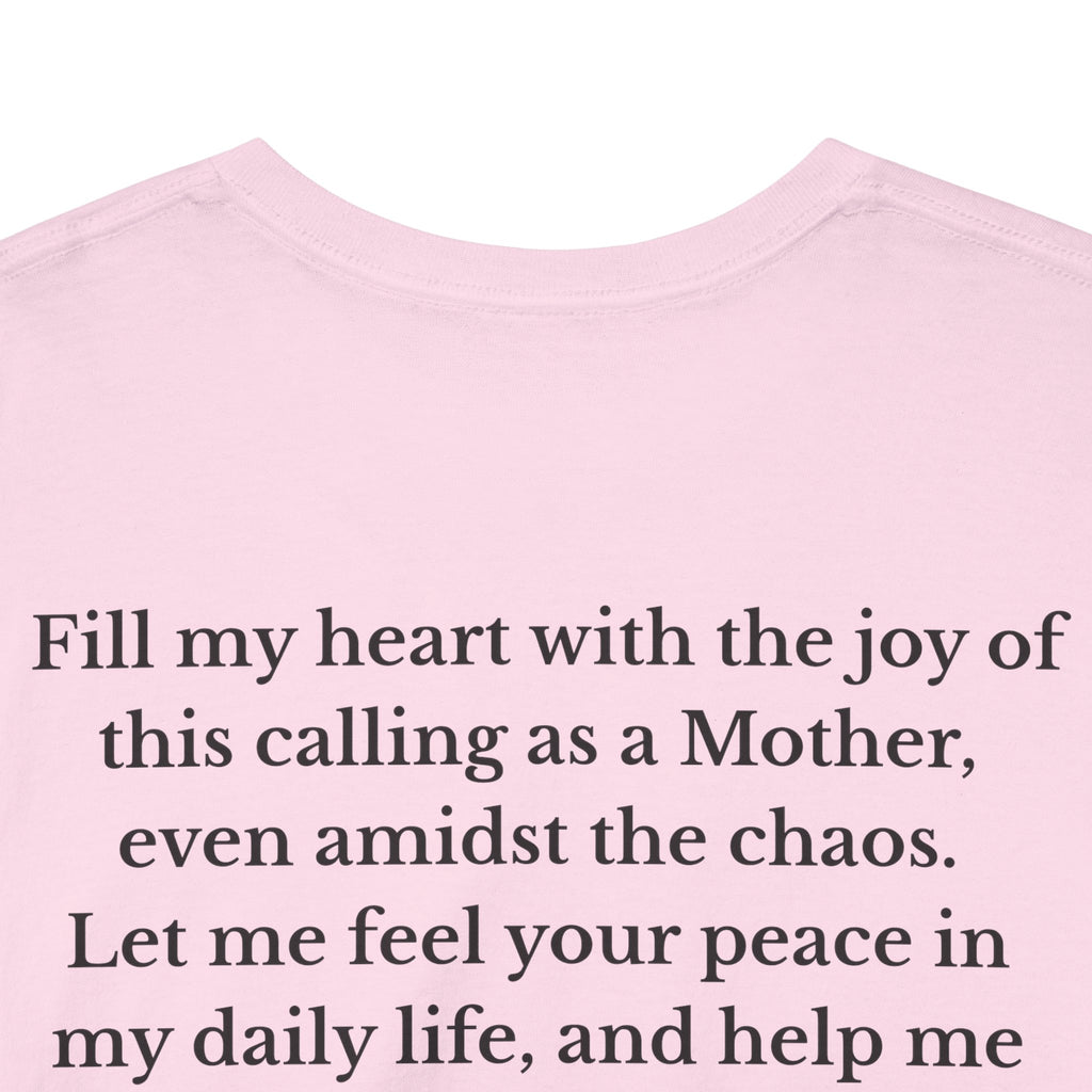 Mama Prayer T-Shirt — Front and Back Design Inspirational Christian Mom Tee with Back Prayer Quote - Mother's Day Gift