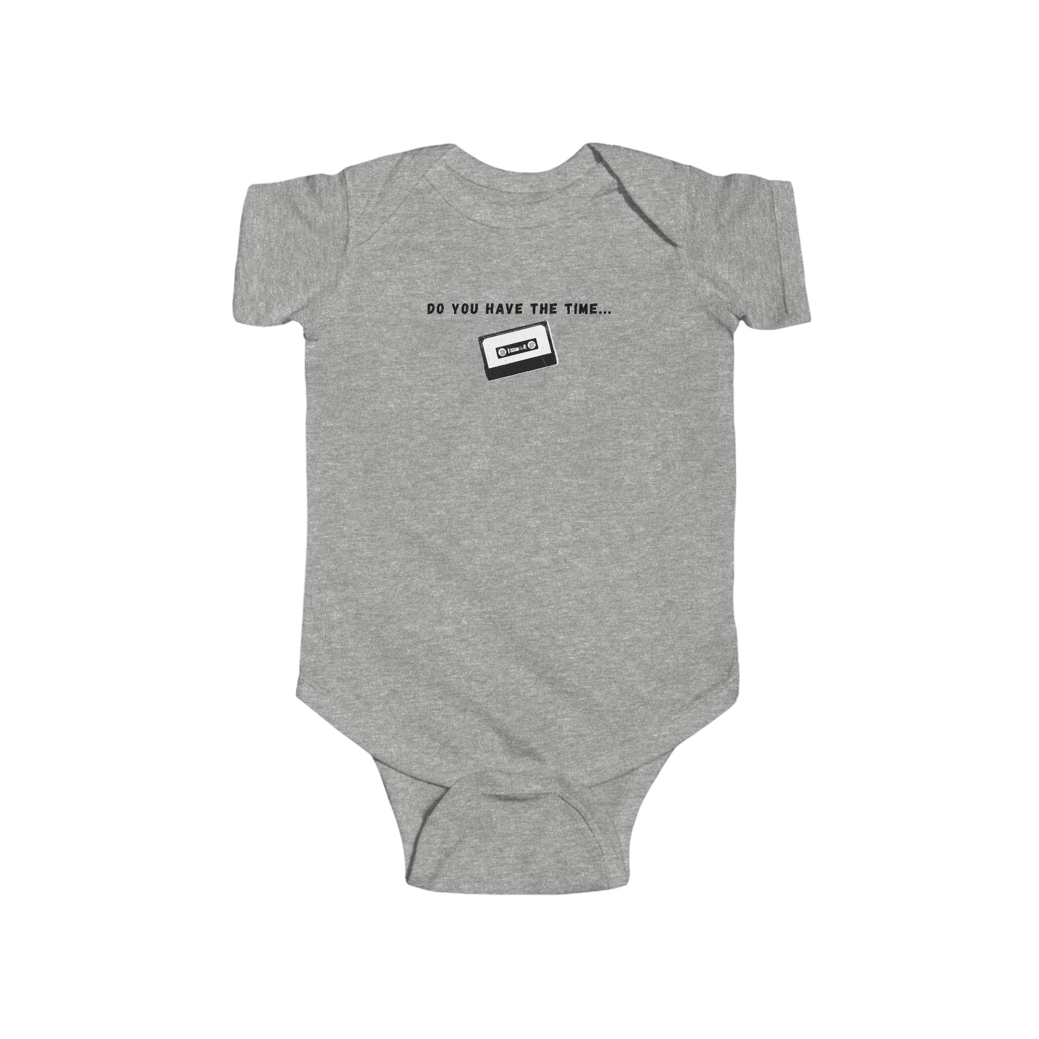 Funny Baby Bodysuit – "Do You Have The Time… To Listen To Me Whine?" Cassette Tape Infant Onesie