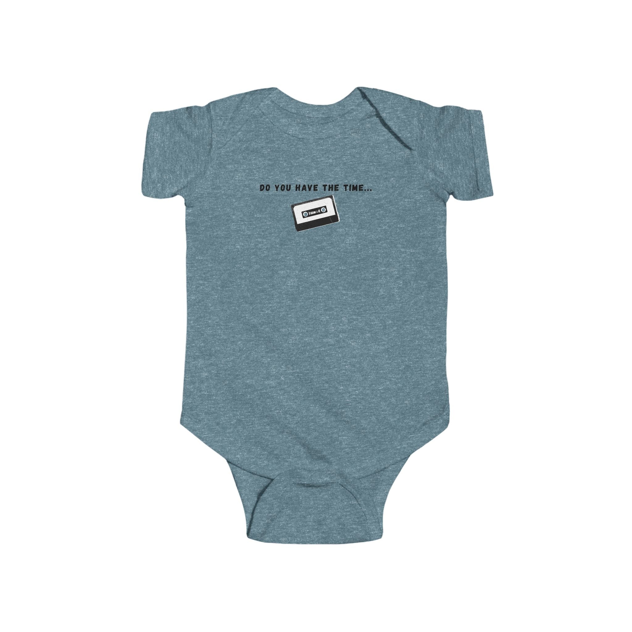 Funny Baby Bodysuit – "Do You Have The Time… To Listen To Me Whine?" Cassette Tape Infant Onesie