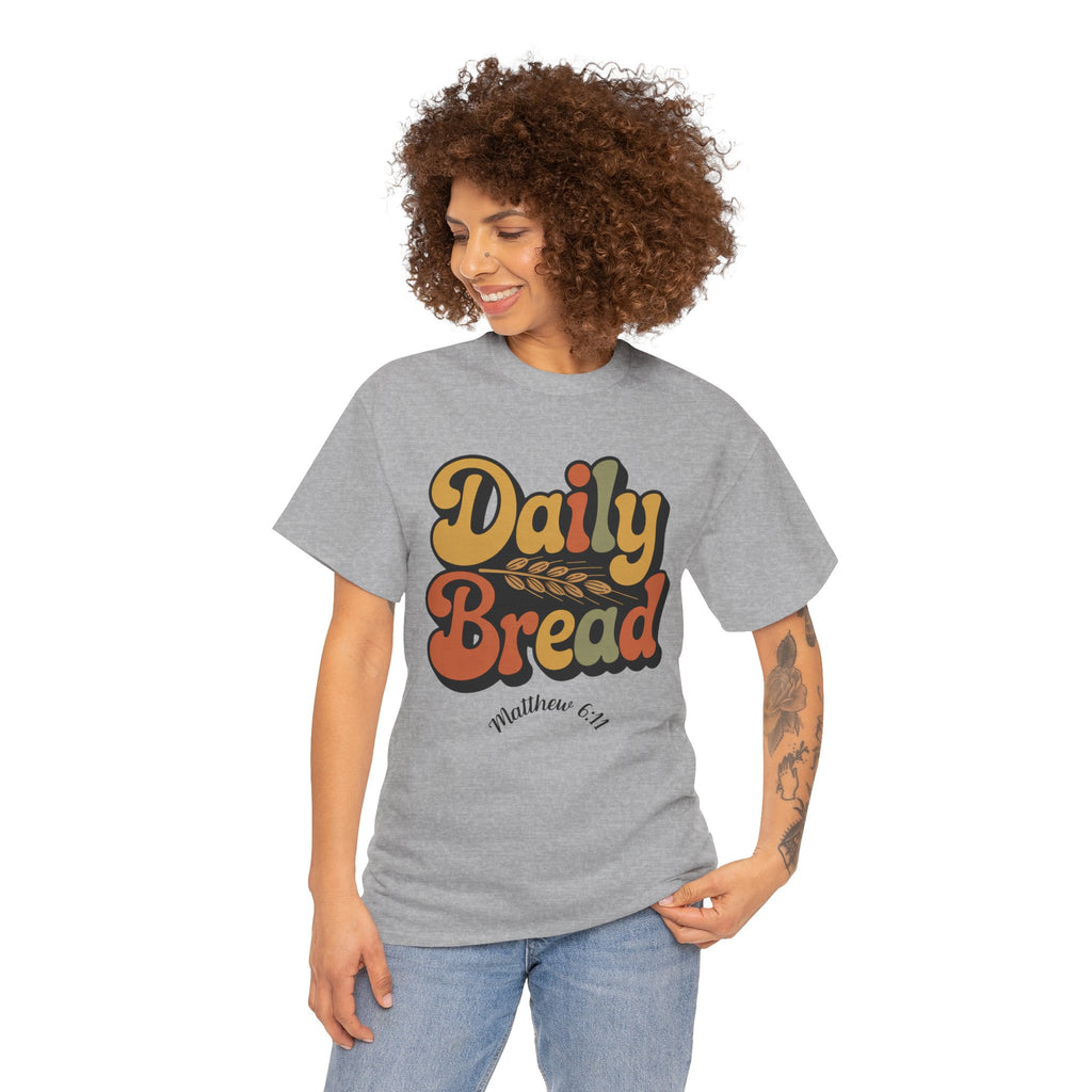 Daily Bread Shirt, Matthew 6:11, Retro Christian Shirt, Vintage Faith Shirt, Lord's Prayer Shirt, Christian Gift, Scripture Shirt