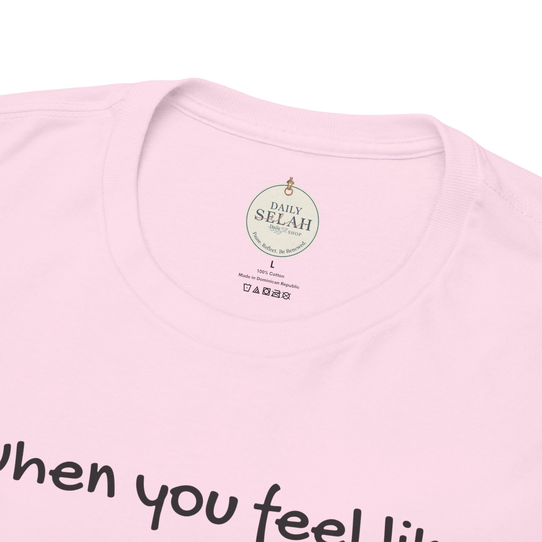 Faith Lifeguard T-Shirt — "When you feel like you're drowning, remember your lifeguard walks on water." (Matthew 14:25-27)