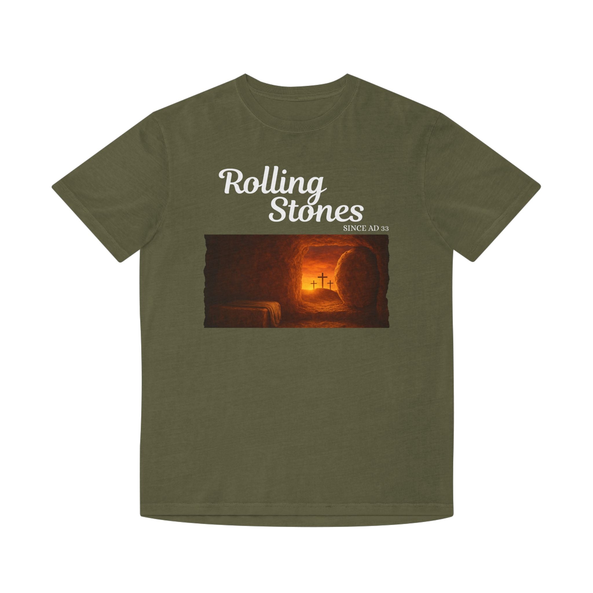Rolling Stones Vintage Faded Easter Tee — Resurrection Shirt