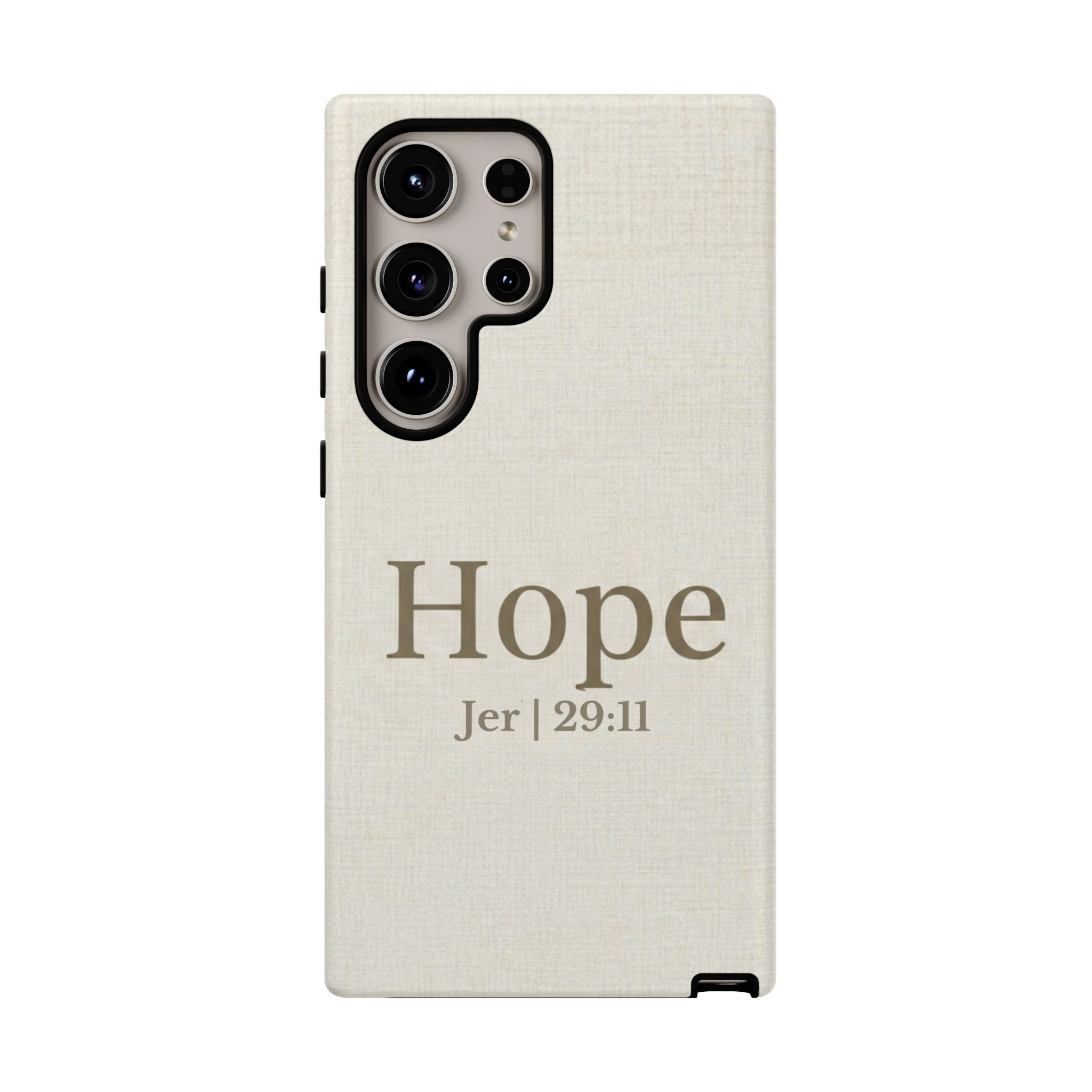 Hope (Jeremiah 29:11) Phone Case — Minimalist Christian Inspirational Cover