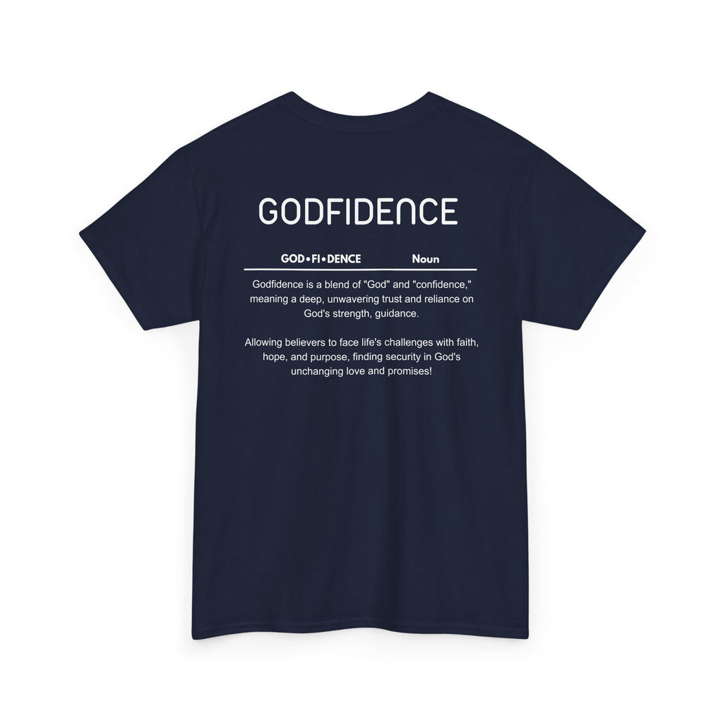 Godfidence definition tee | Christian faith shirt, faith-based typography