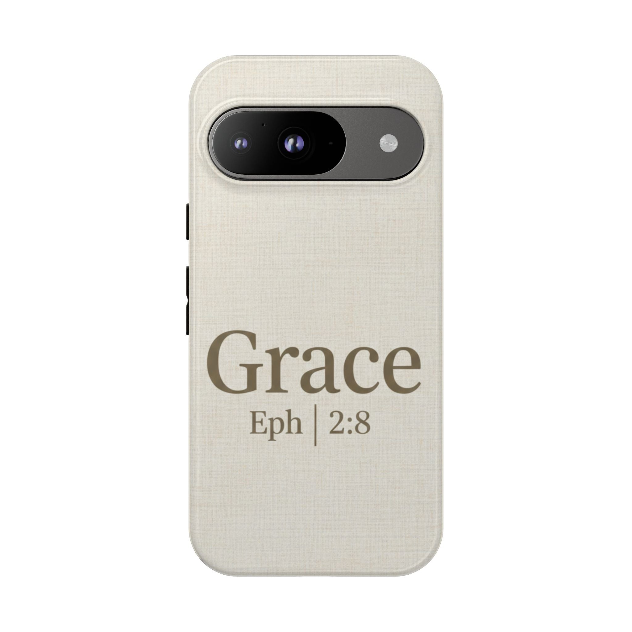 Grace (Ephesians 2:8) Phone Case — Minimalist Christian Inspirational Tough Case