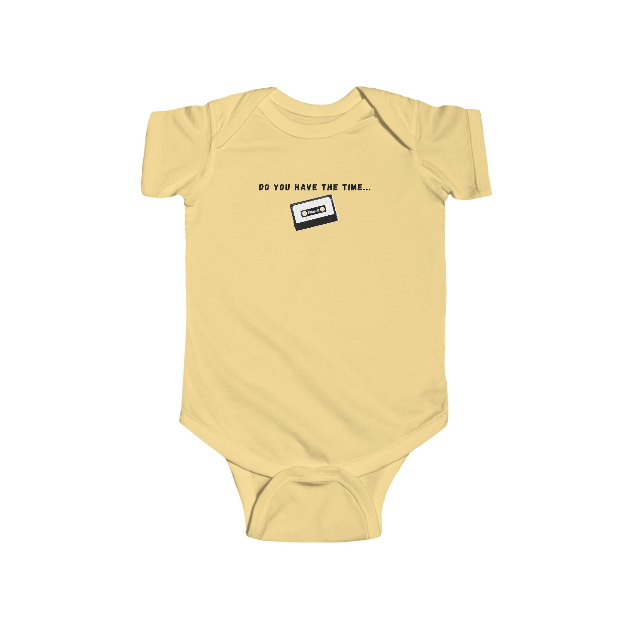 Funny Baby Bodysuit – "Do You Have The Time… To Listen To Me Whine?" Cassette Tape Infant Onesie