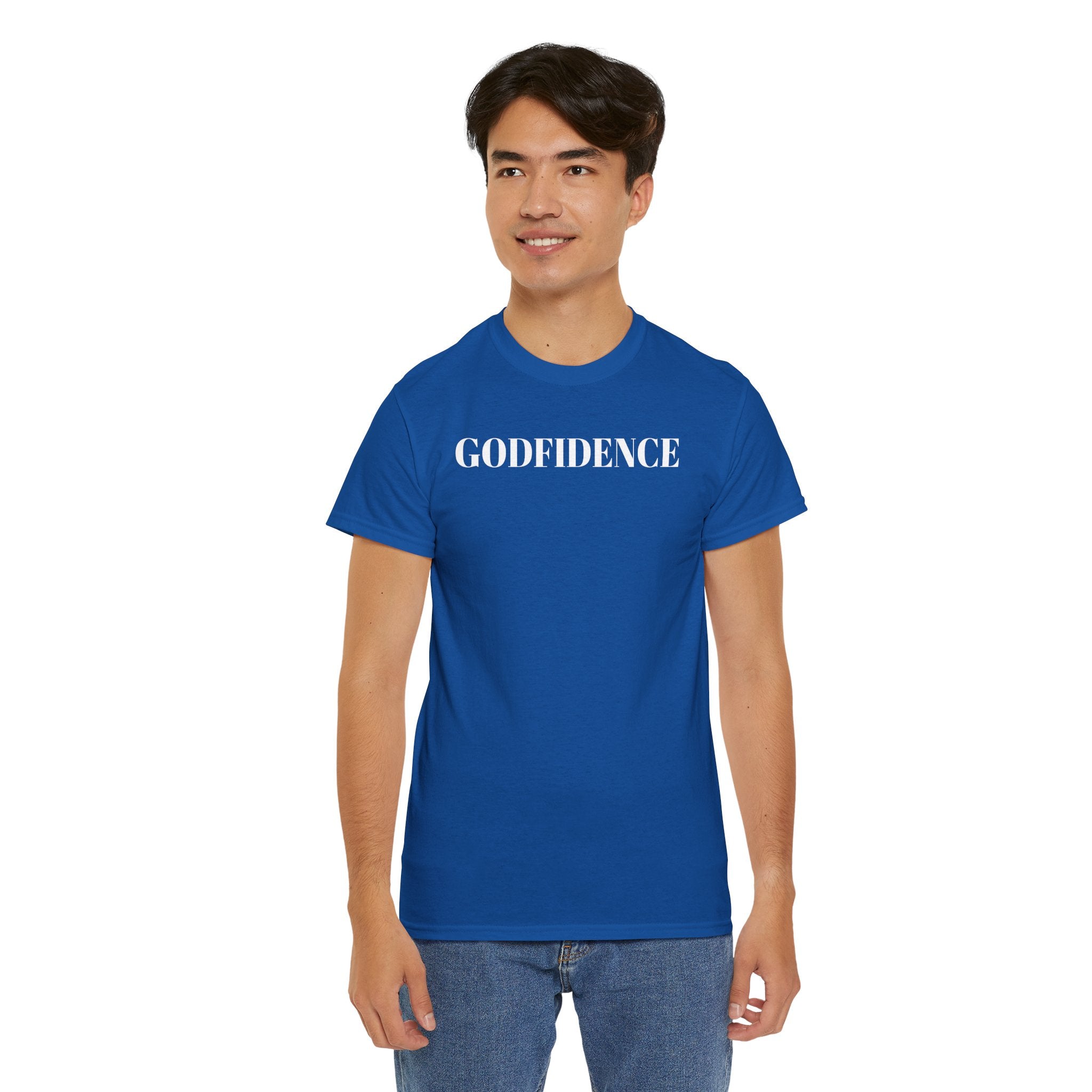Godfidence definition tee | Christian faith shirt, faith-based typography